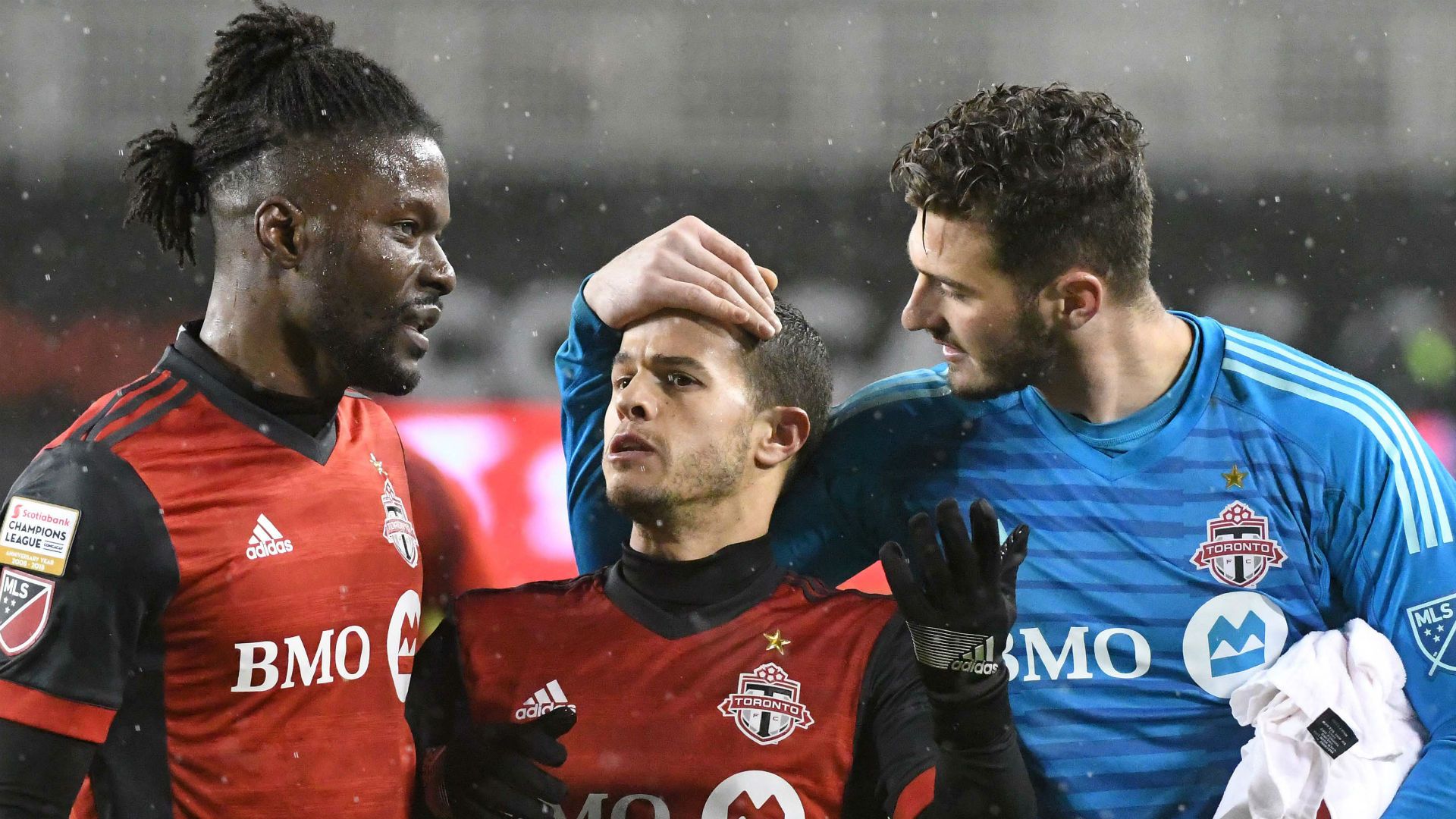 Sebastian Giovinco Alex Bono Tosaint Ricketts Toronto FC CONCACAF Champions League