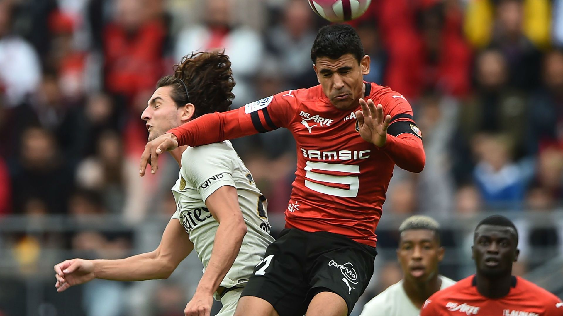 Adrien Rabiot Benjamin Andre Rennes PSG Ligue 1 23092018