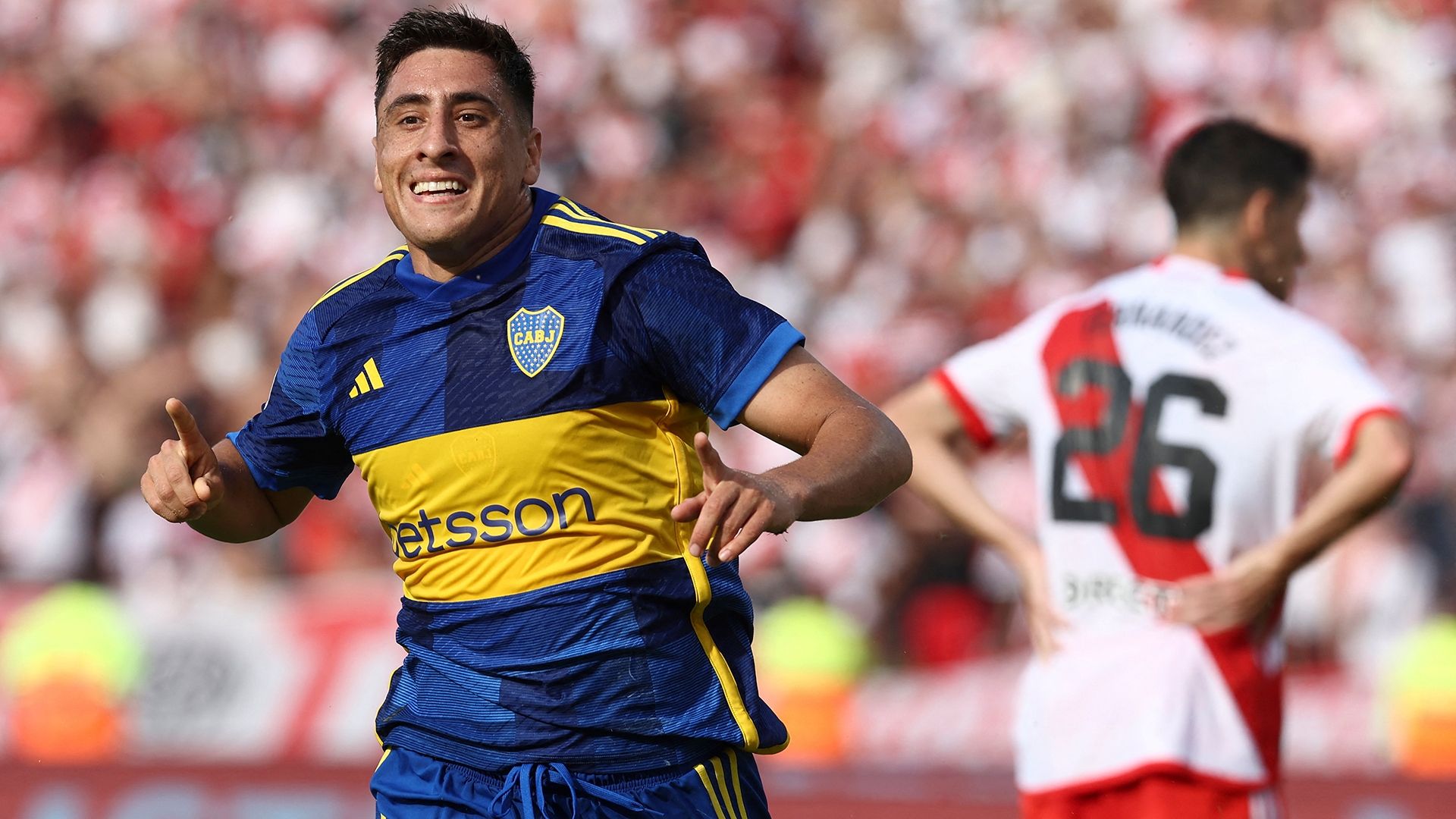 Miguel Merentiel Boca River Copa Liga Profesional 2024