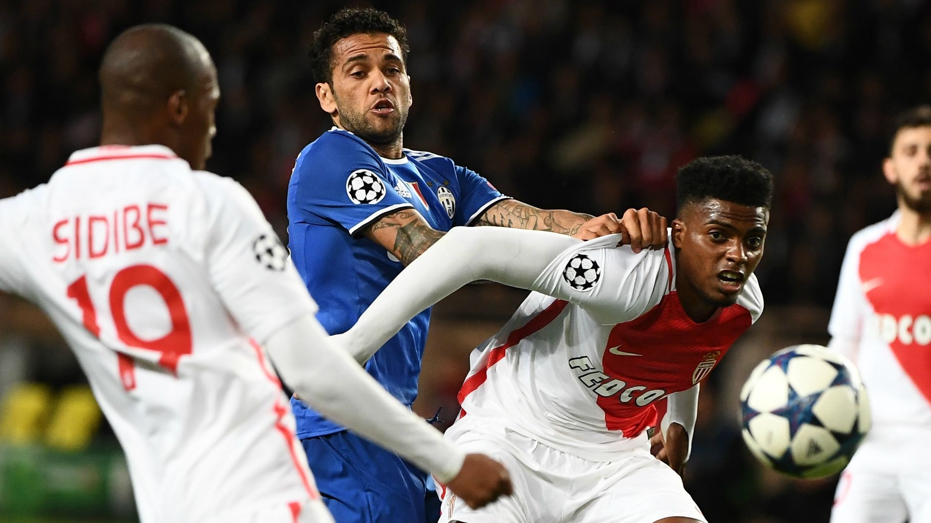 Jemerson Monaco Daniel Alves Juventus Uefa Champions League
