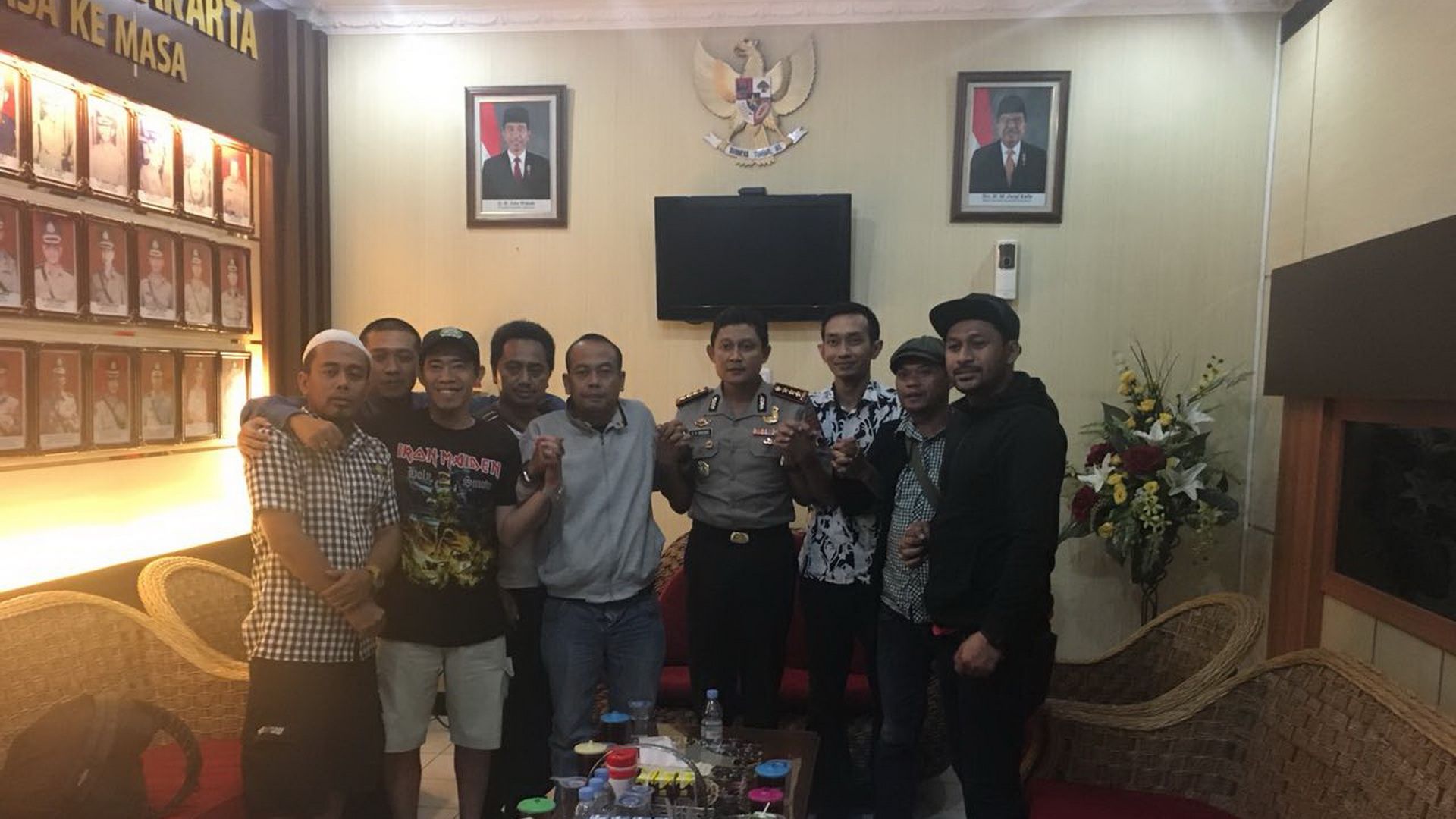 Pertemuan Bonek, Kapolres Surakarta dan manajemen Persebaya