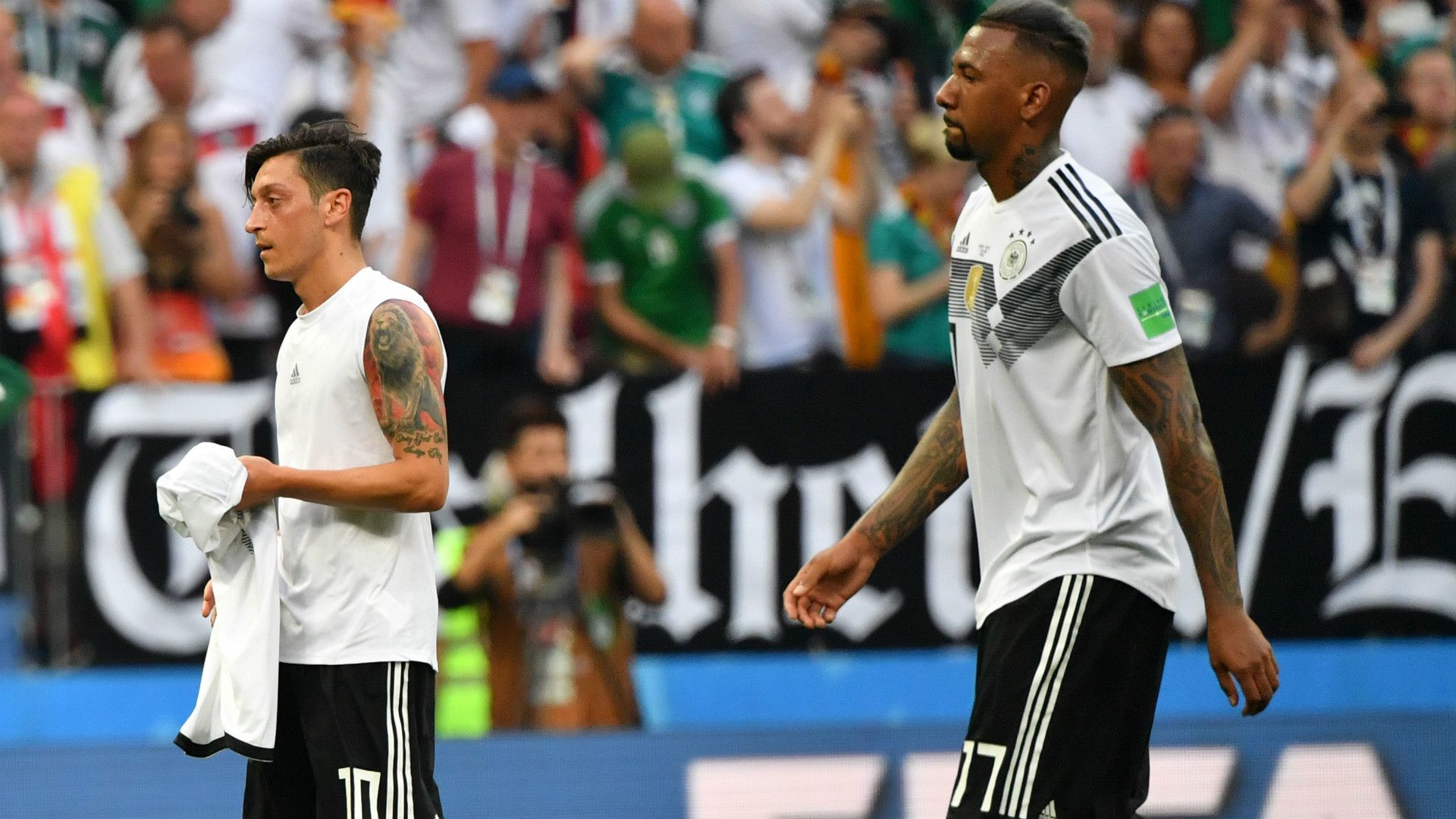 Mesut Özil Jerome Boateng Germany 17062018