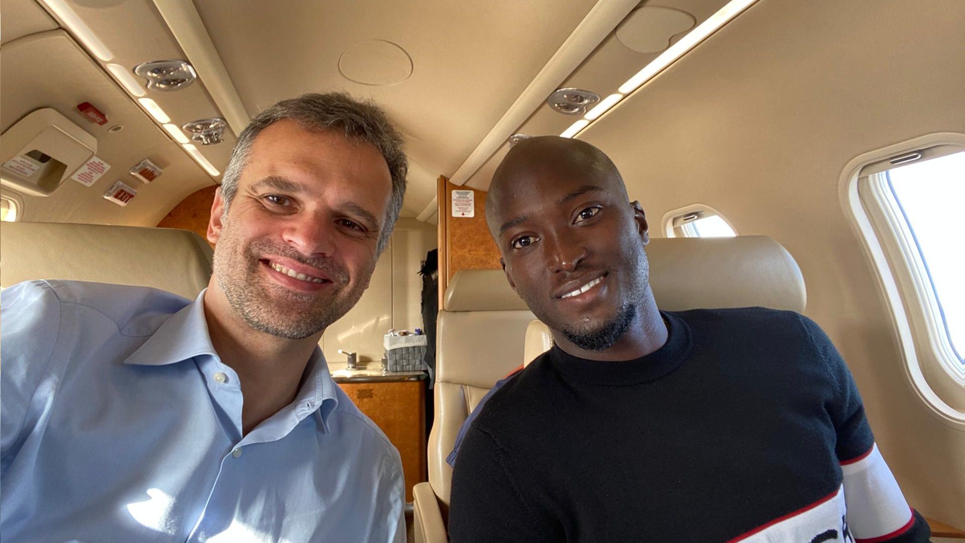 Danilo Pereira and his agent Daniel Lorenz