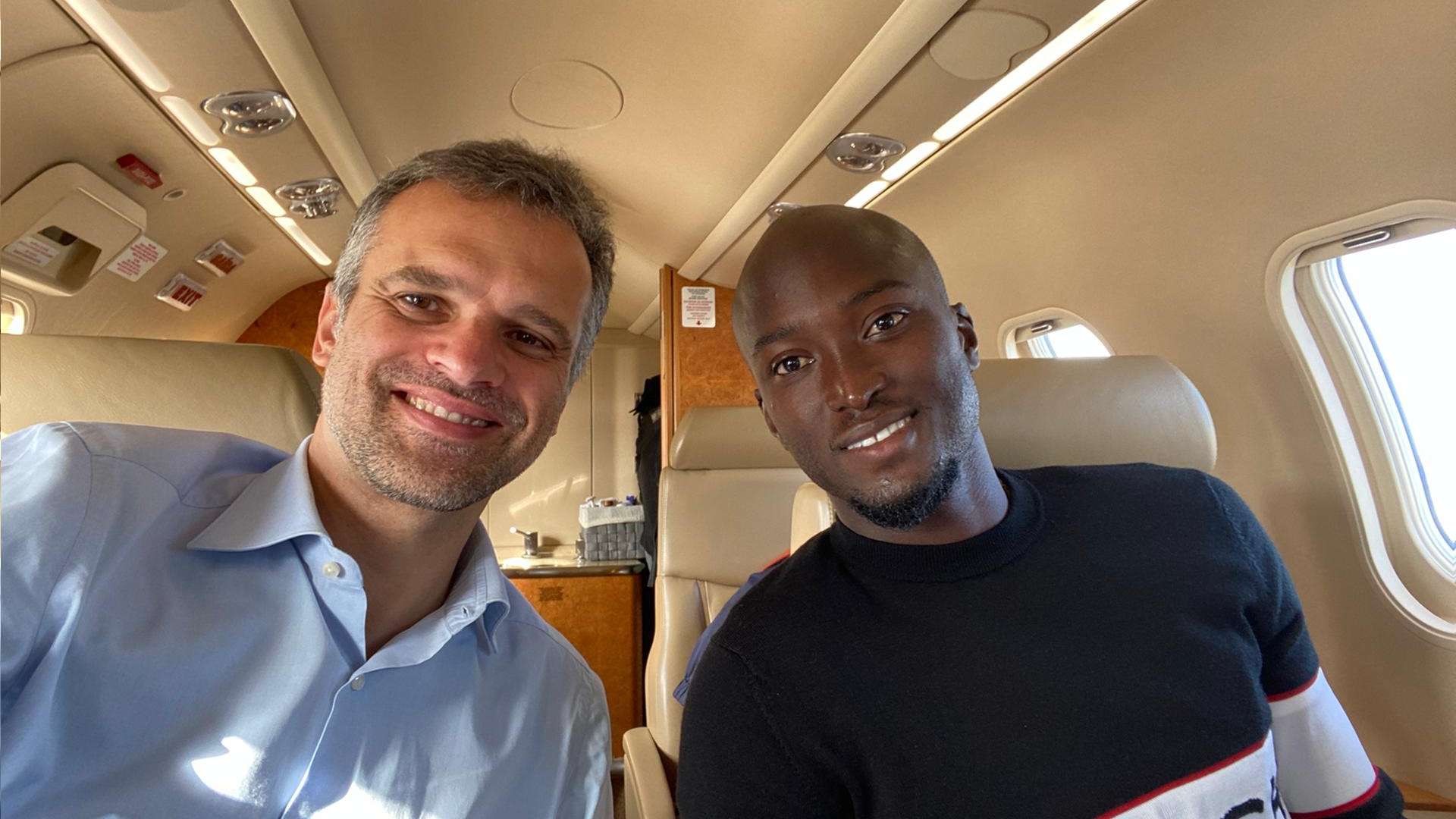 Danilo Pereira and his agent Daniel Lorenz