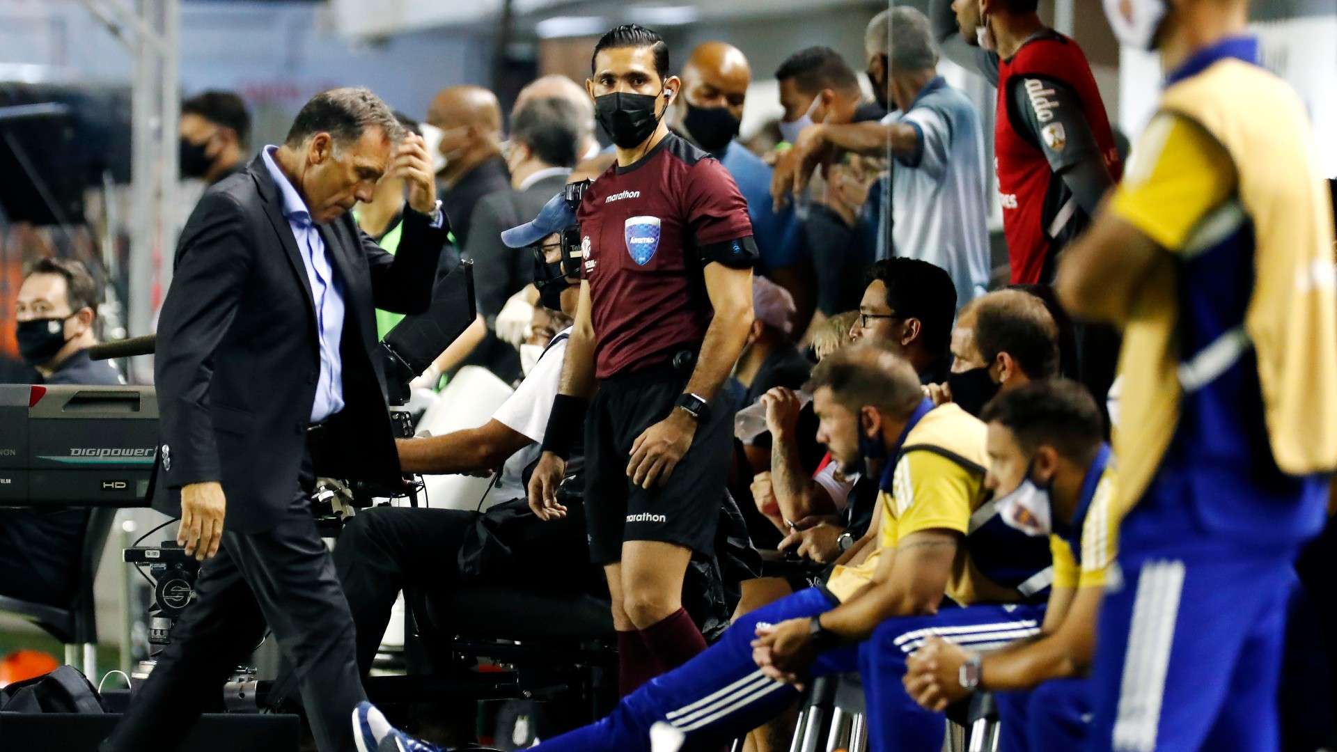 Miguel Russo Santos Boca Copa Libertadores 13012021