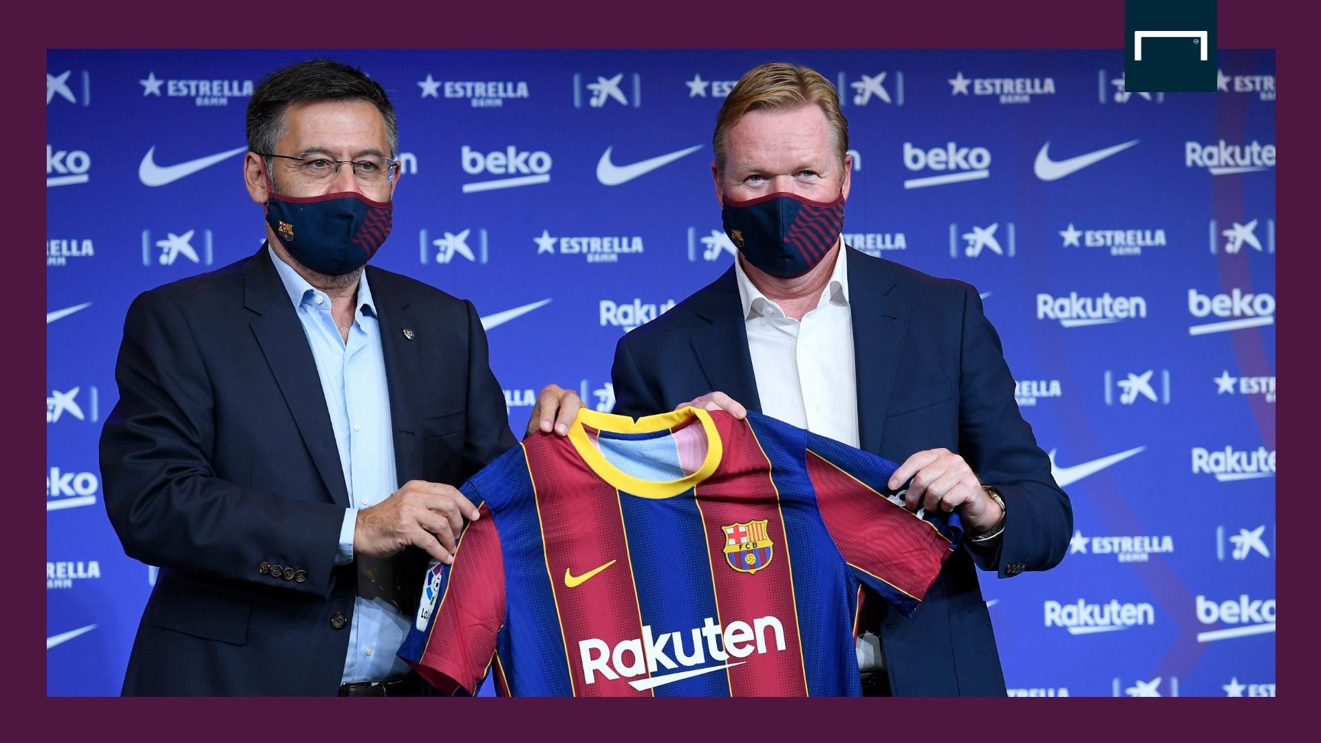 Josep Maria Bartomeu Ronald Koeman Barcelona GFX
