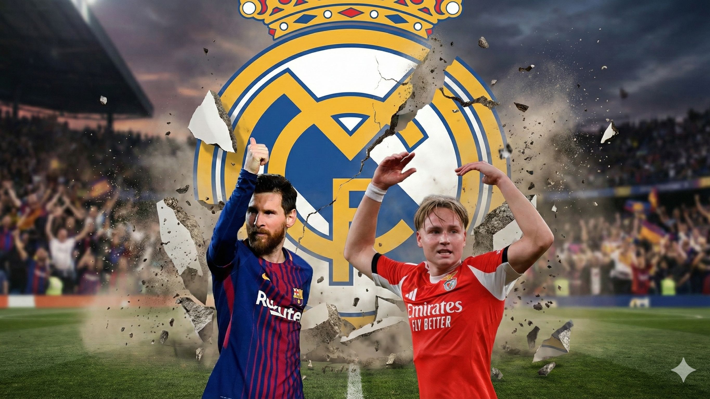 Andreas Schjelderup Lionel Messi Real Madrid (Goal Only)