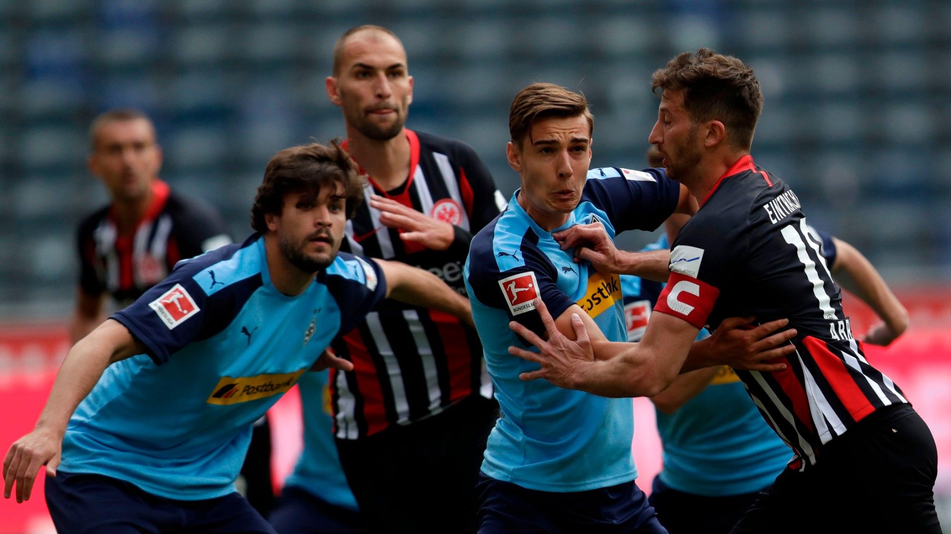 160520 Rode Abraham Tobias Strobl Florian Neuhaus Frankfurt Borussia
