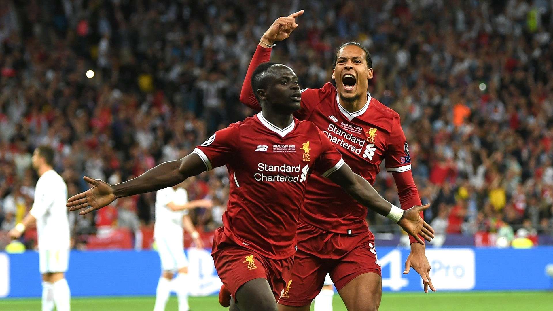 Sadio Mane Virgil van Dijk Liverpool Champions League final 2018