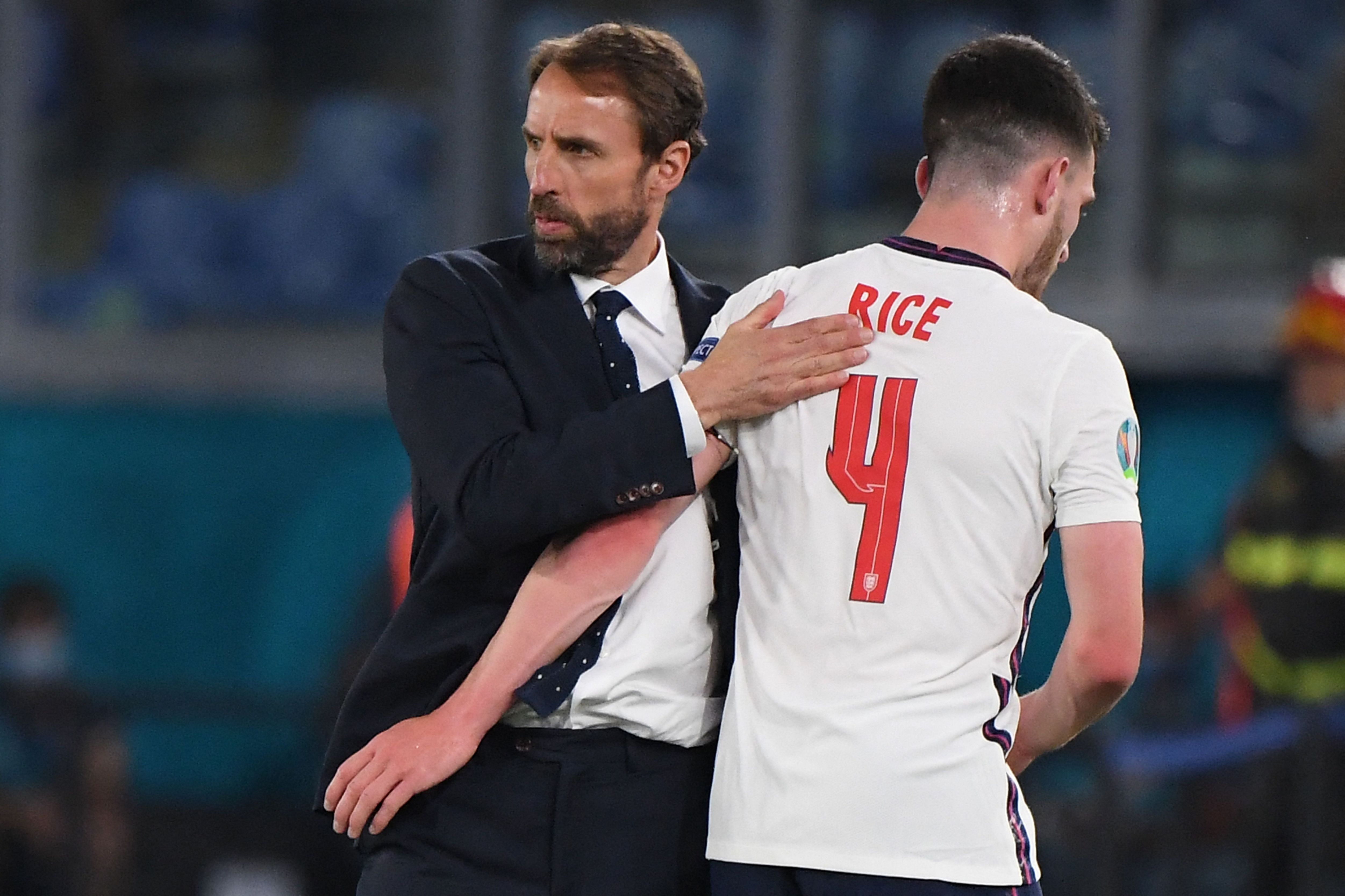 Gareth Southgate Declan Rice