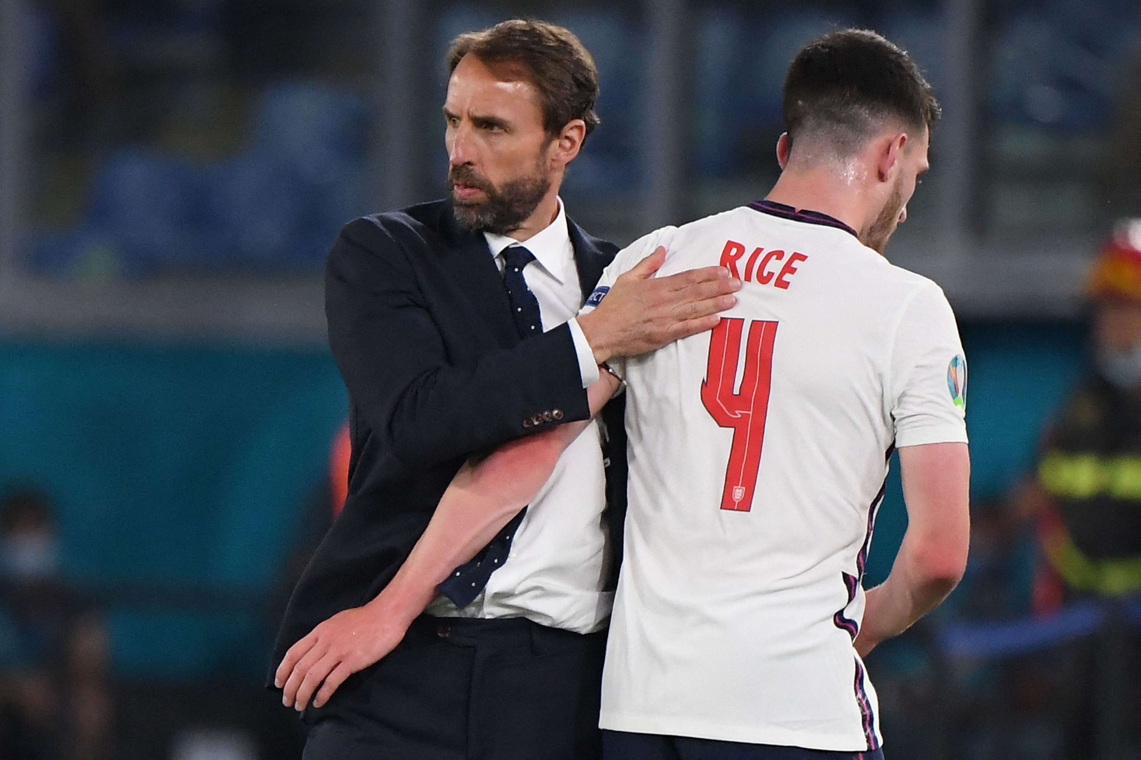 Gareth Southgate Declan Rice