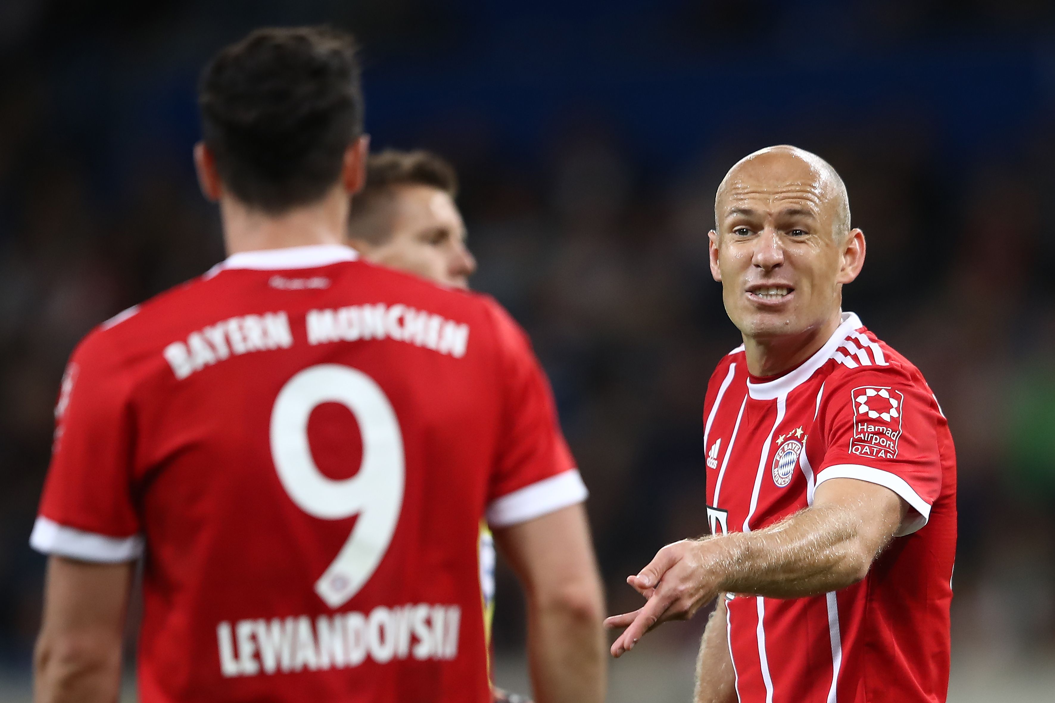 *NO GAL* Arjen Robben Robert Lewandowski FC Bayern