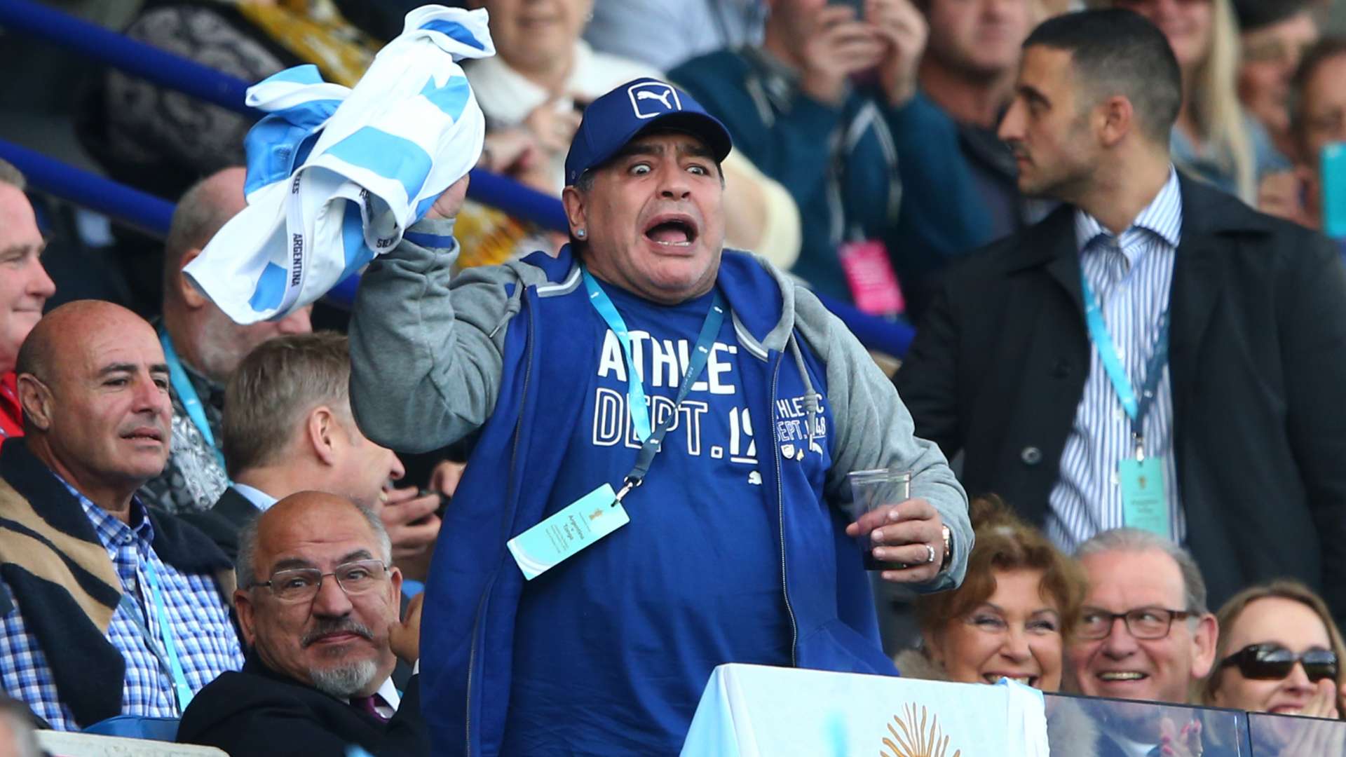 Diego Maradona Argentina Rugby World Cup 2015