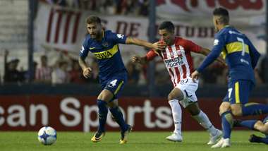 Gino Peruzzi Estudiantes Boca Superliga 2017/18