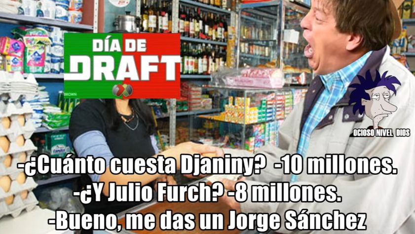 Memes Draft Apertura 2018