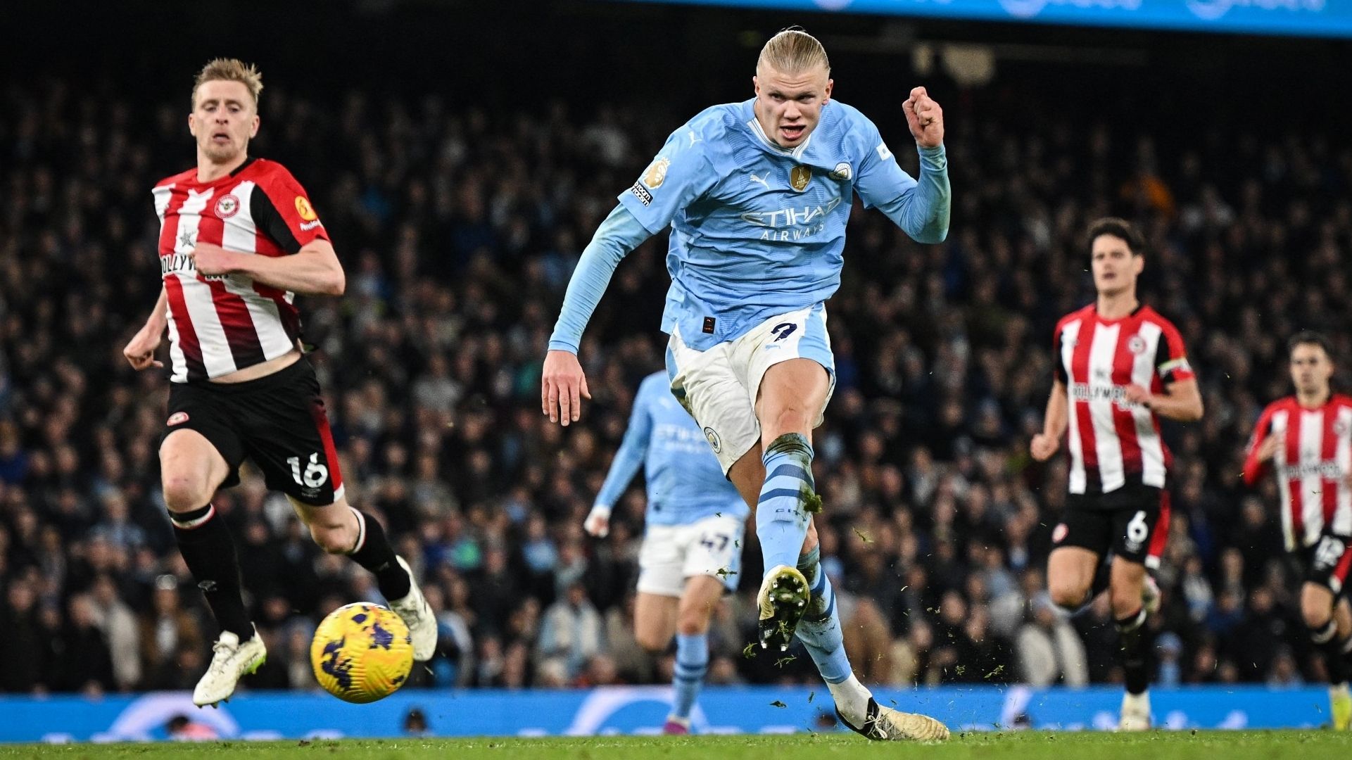 Erling Haaland - Manchester City vs Brentford Premier League 20022024