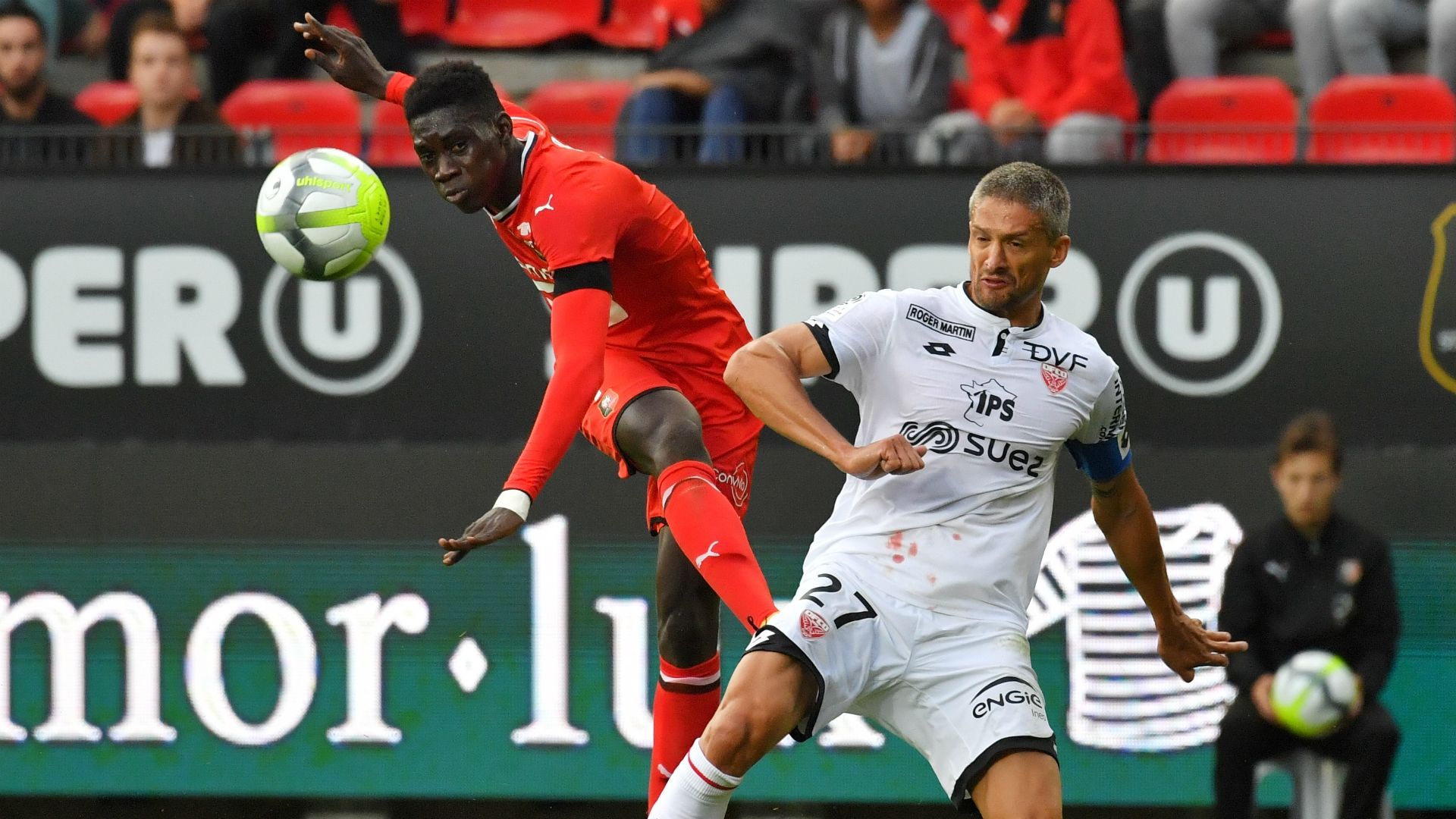 Ismaila Sarr Cedric Varrault  Rennes Dijon 19082017