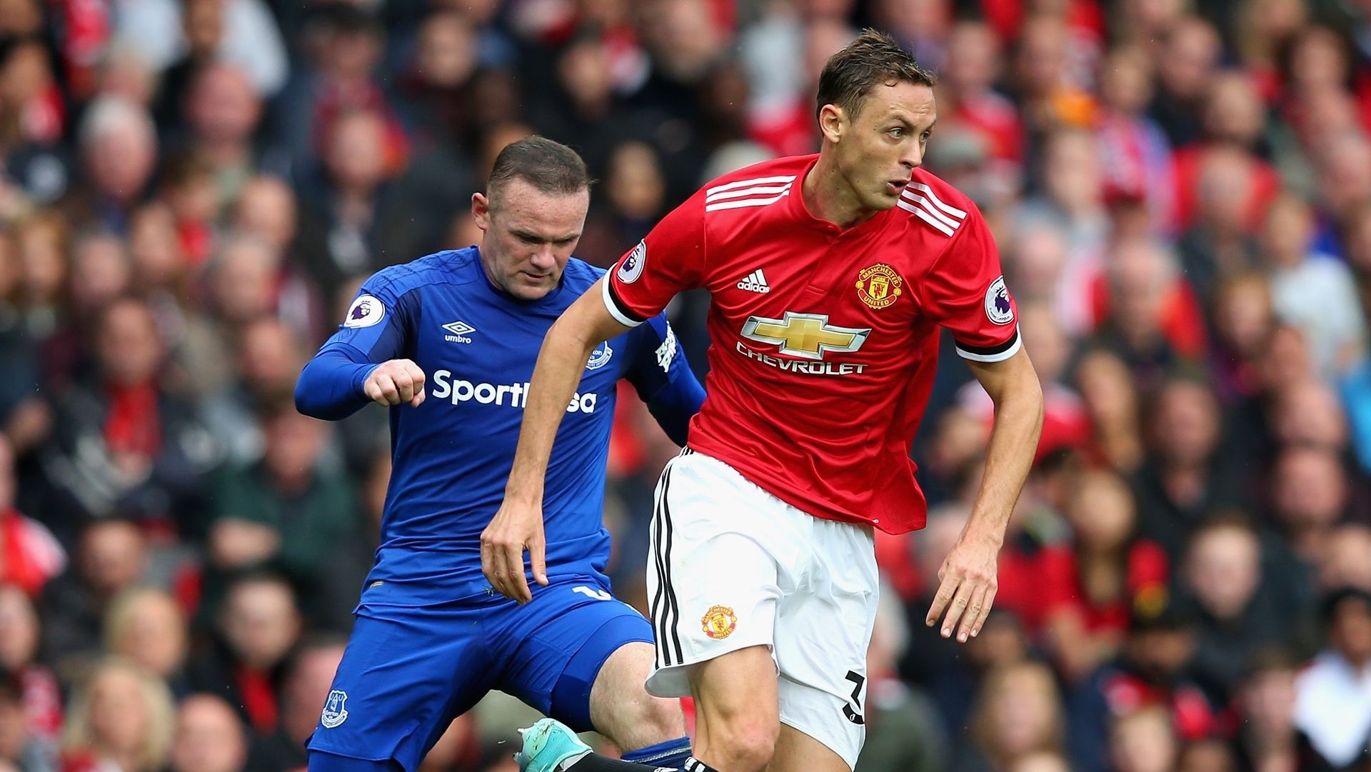 Wayne Rooney, Nemanja Matić - Manchester United v Everton