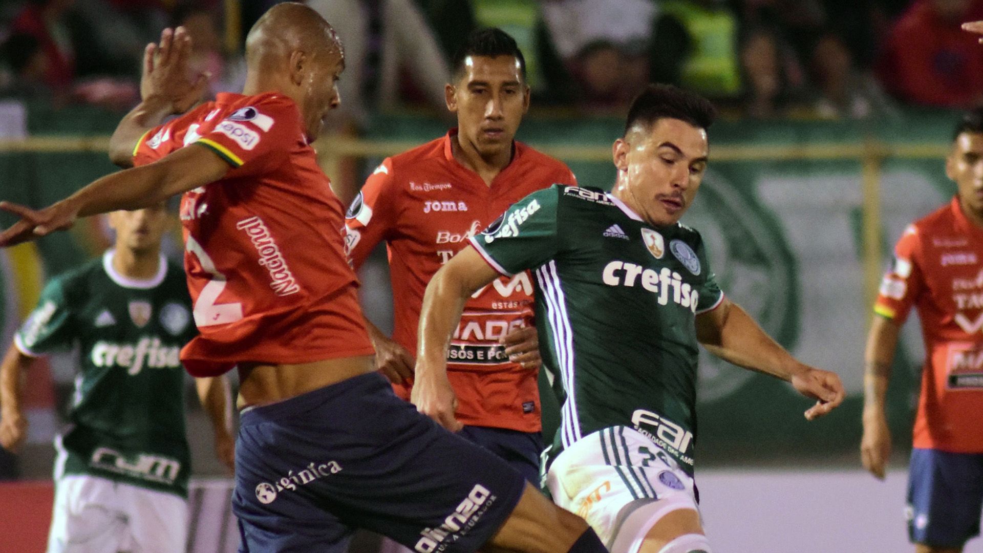 Willian Bigode Alex Silva Jorge Wilstermann Palmeiras Libertadores 03052017