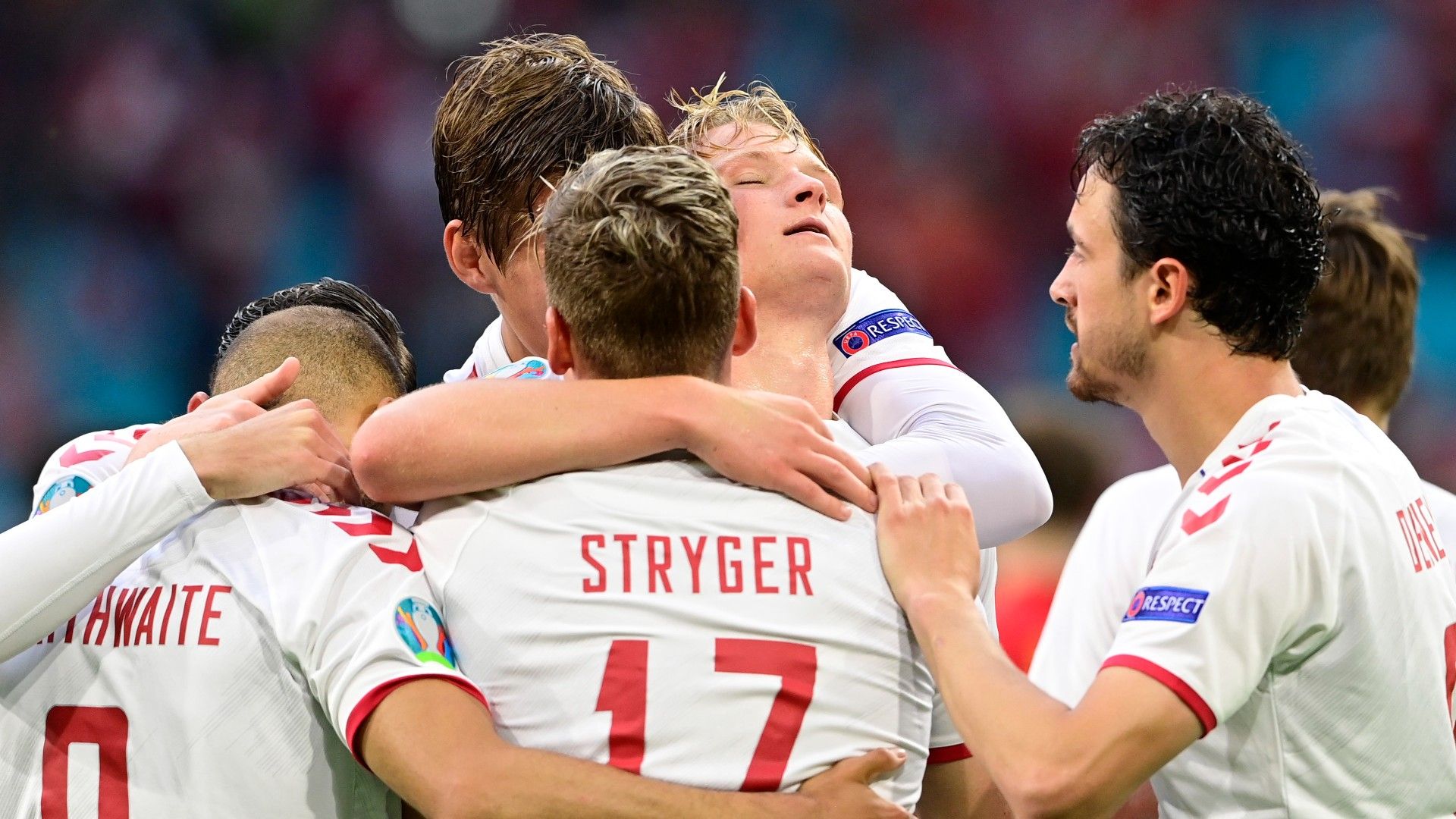 Kasper Dolberg Wales vs Denmark Euro 2020