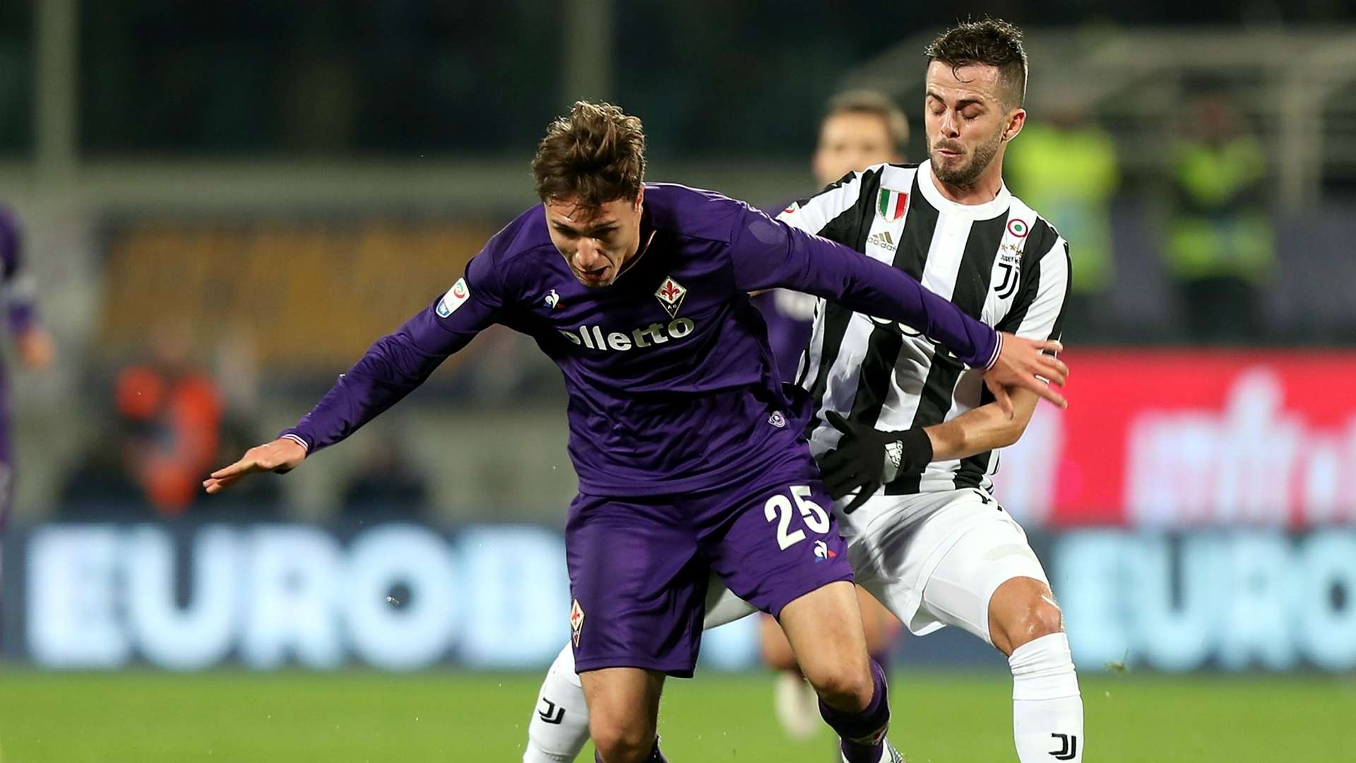 Federico Chiesa Miralem Pjanic Fiorentina Juventus Serie A 02092018