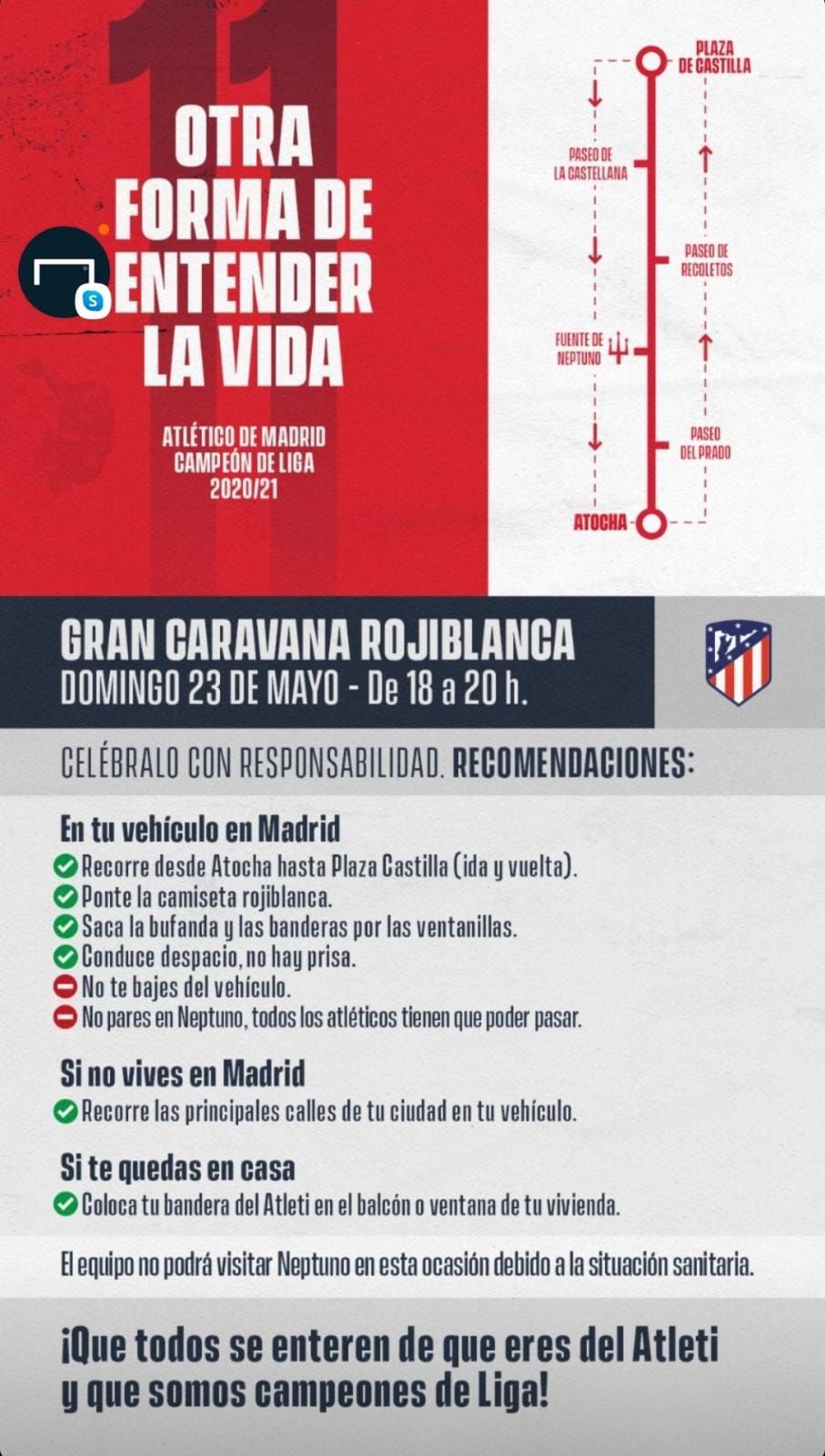 Celebración Atlético de Madrid