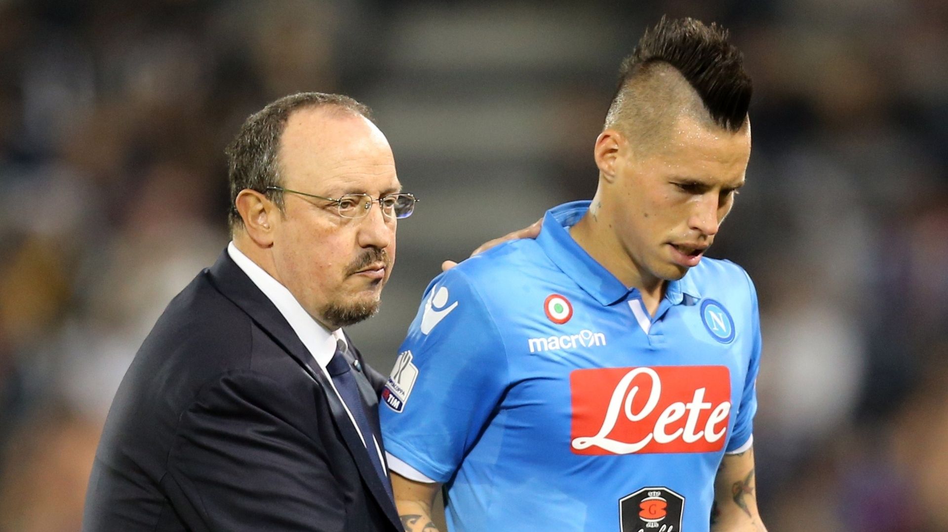 Rafa Benitez Marek Hamsik Napoli