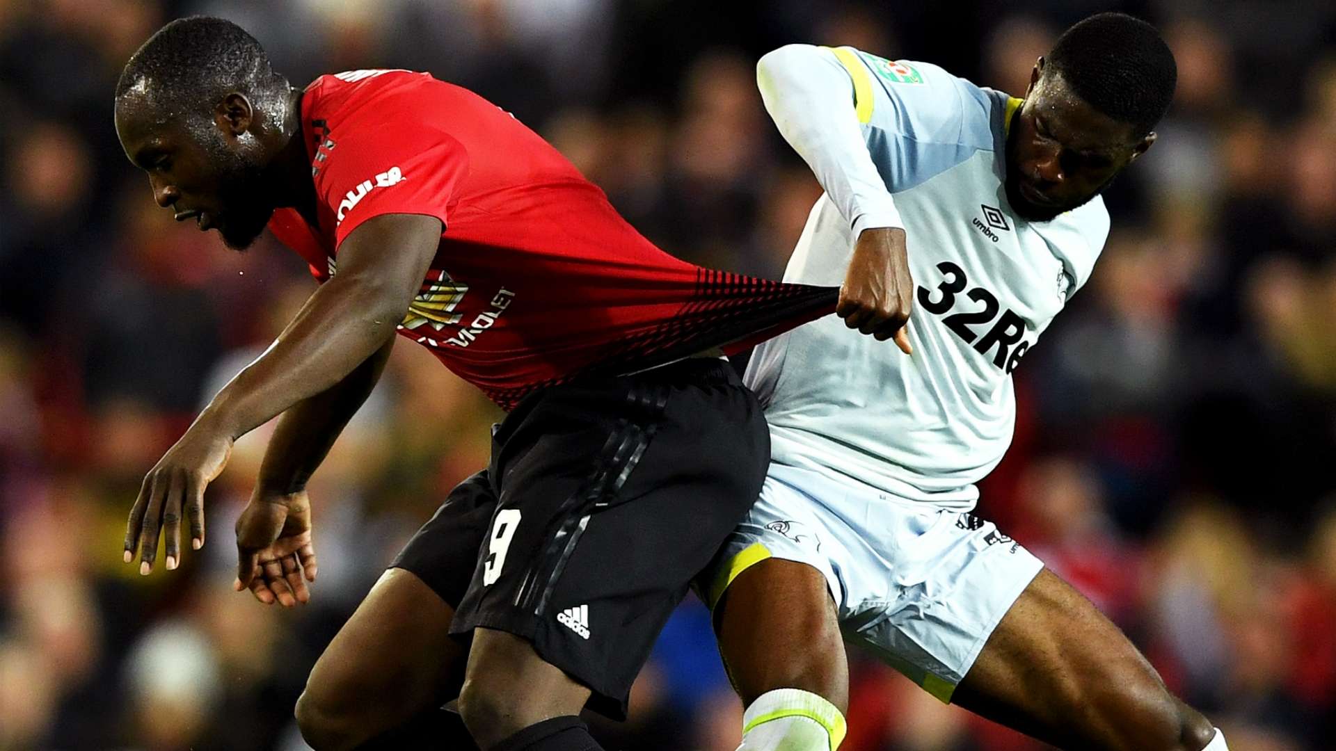Romelu Lukaku, Fikayo Tomori - Manchester United vs. Derby County
