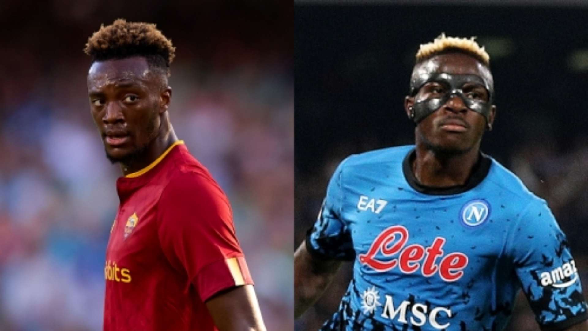Tammy Abraham Roma Victor Osimhen Napoli