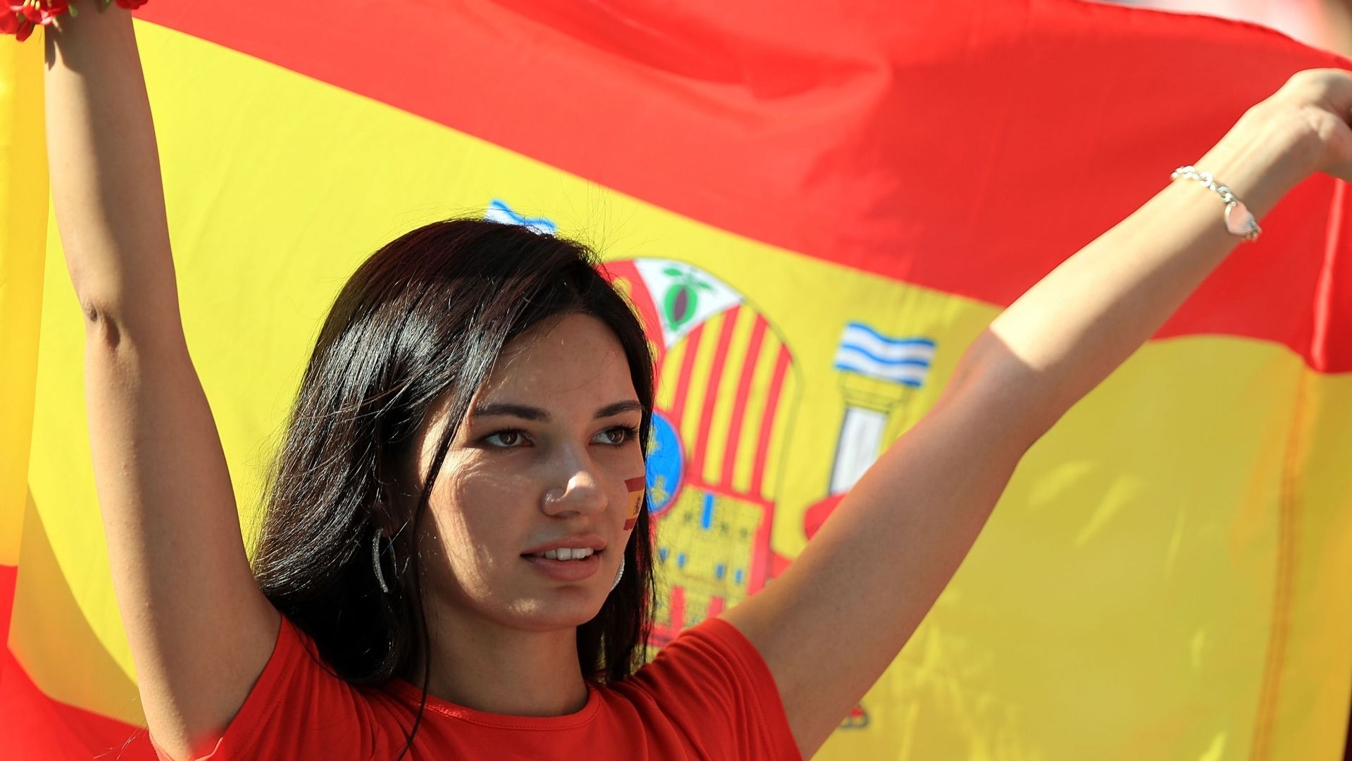 美女サポワールドカップ_スペインvsロシア_スペイン2