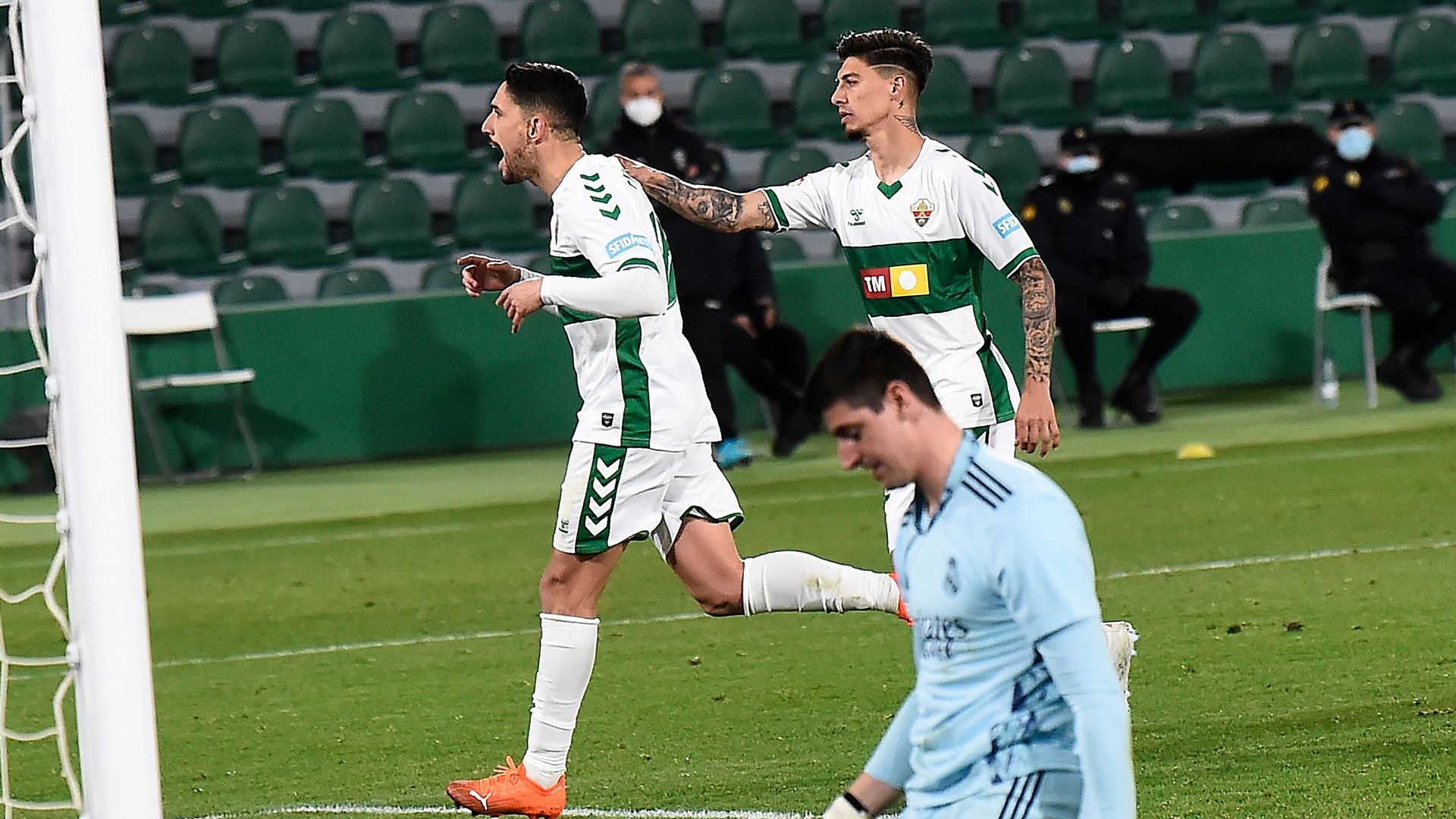 Courtois, Elche vs. Real Madrid