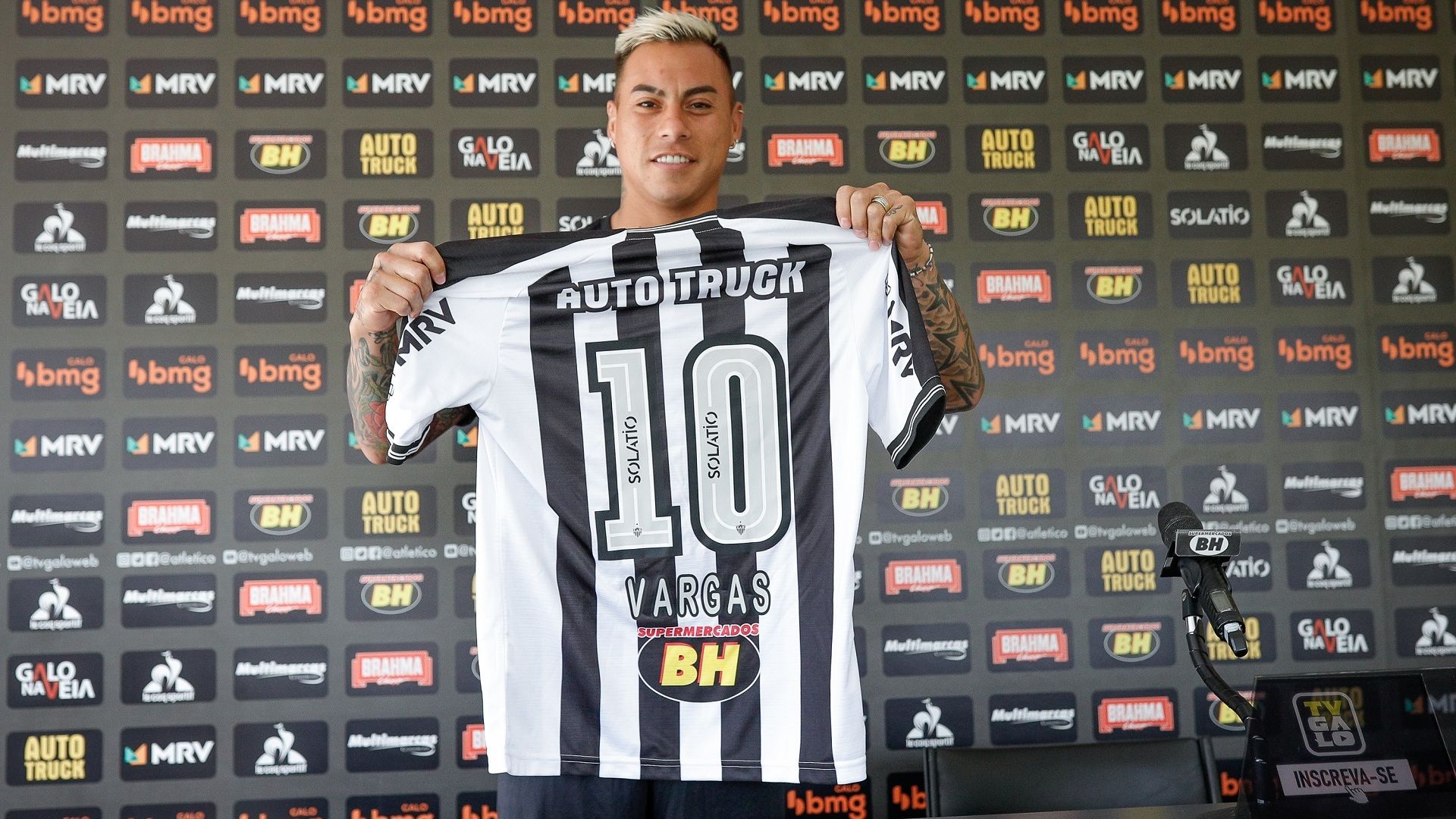 Eduardo Vargas apresentação Atlético-MG