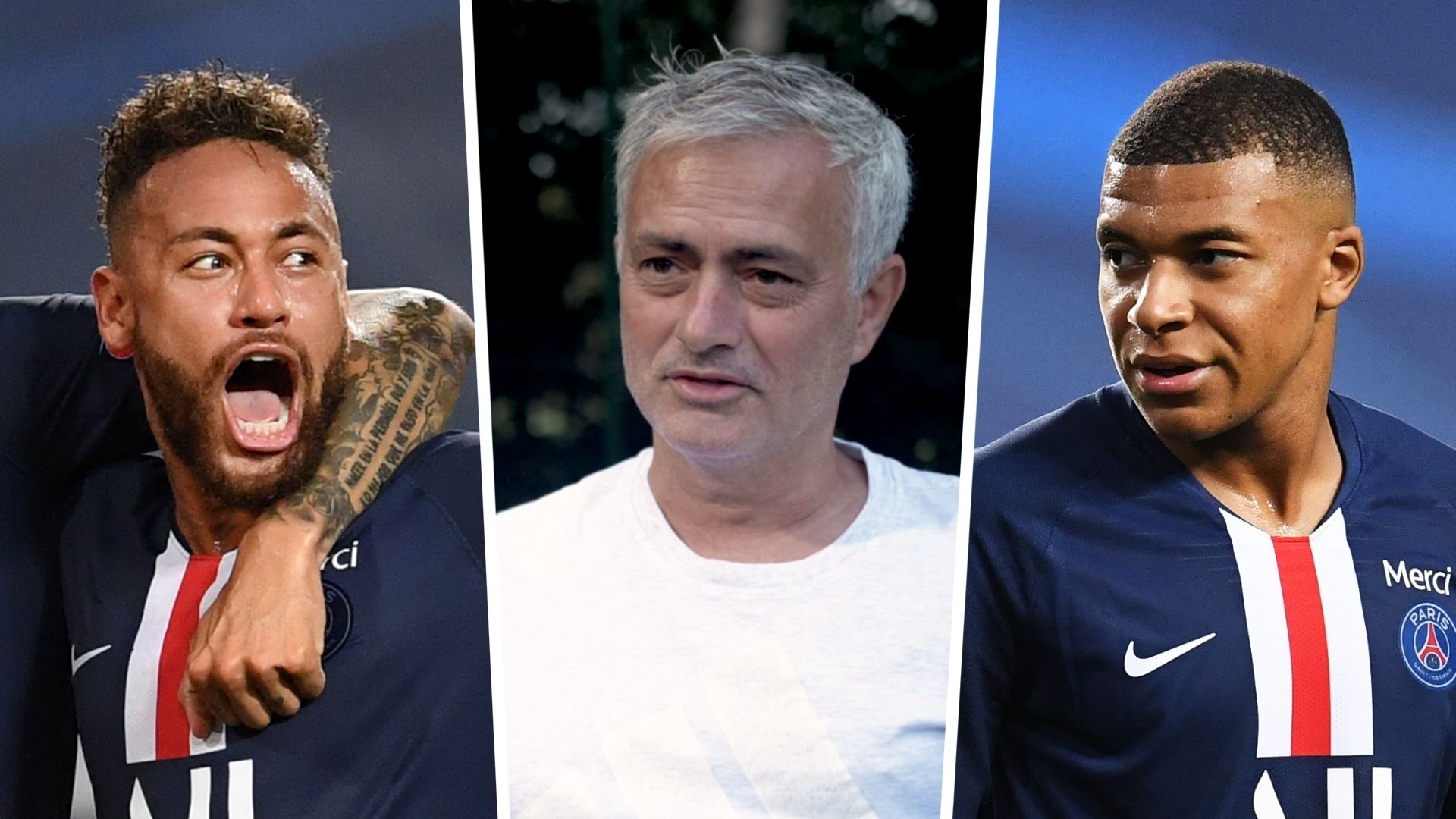 Jose Mourinho Neymar Kylian Mbappe