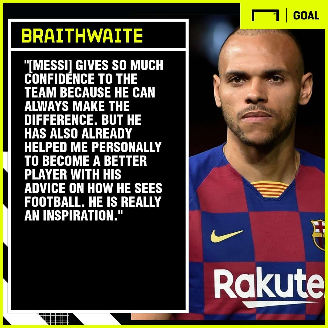 Martin Braithwaite Lionel Messi GFX