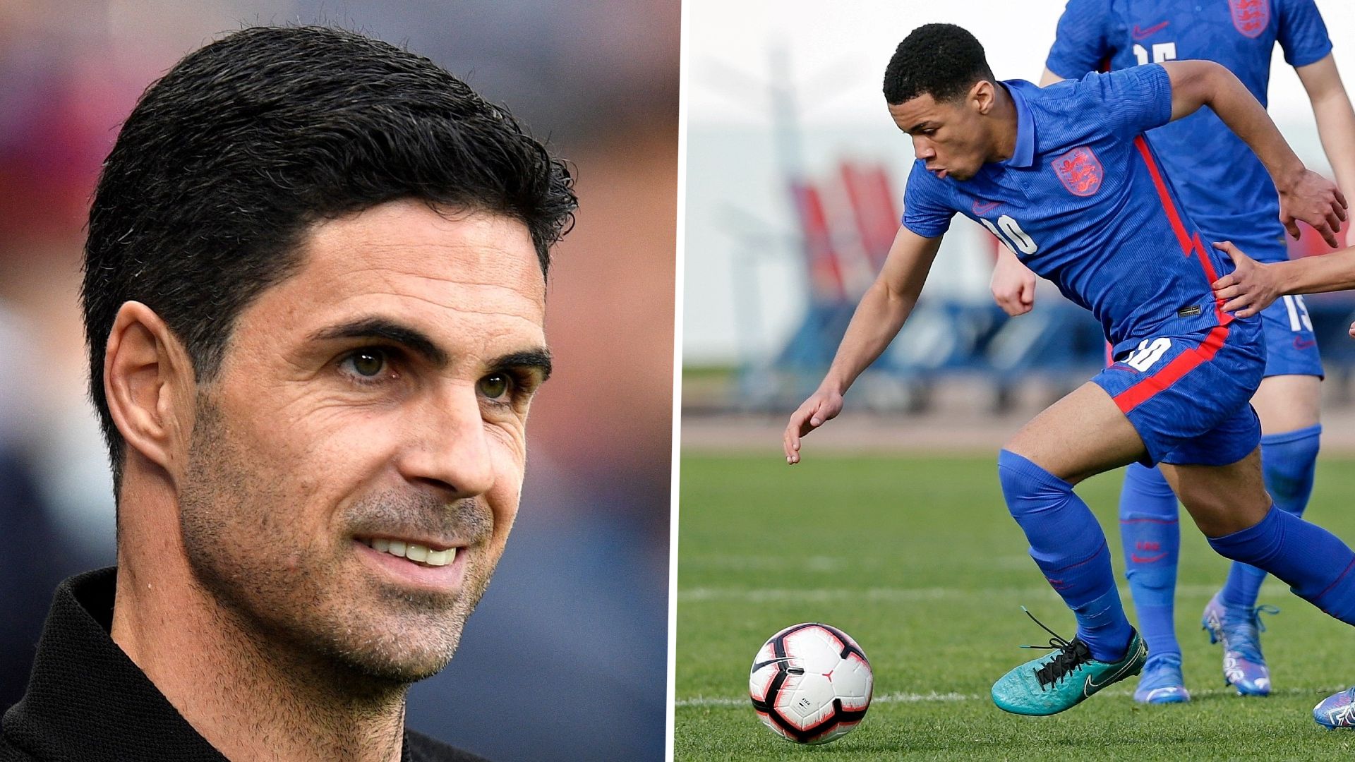 Arteta-Ethan-Nwaneri-Arsena-England-U16s