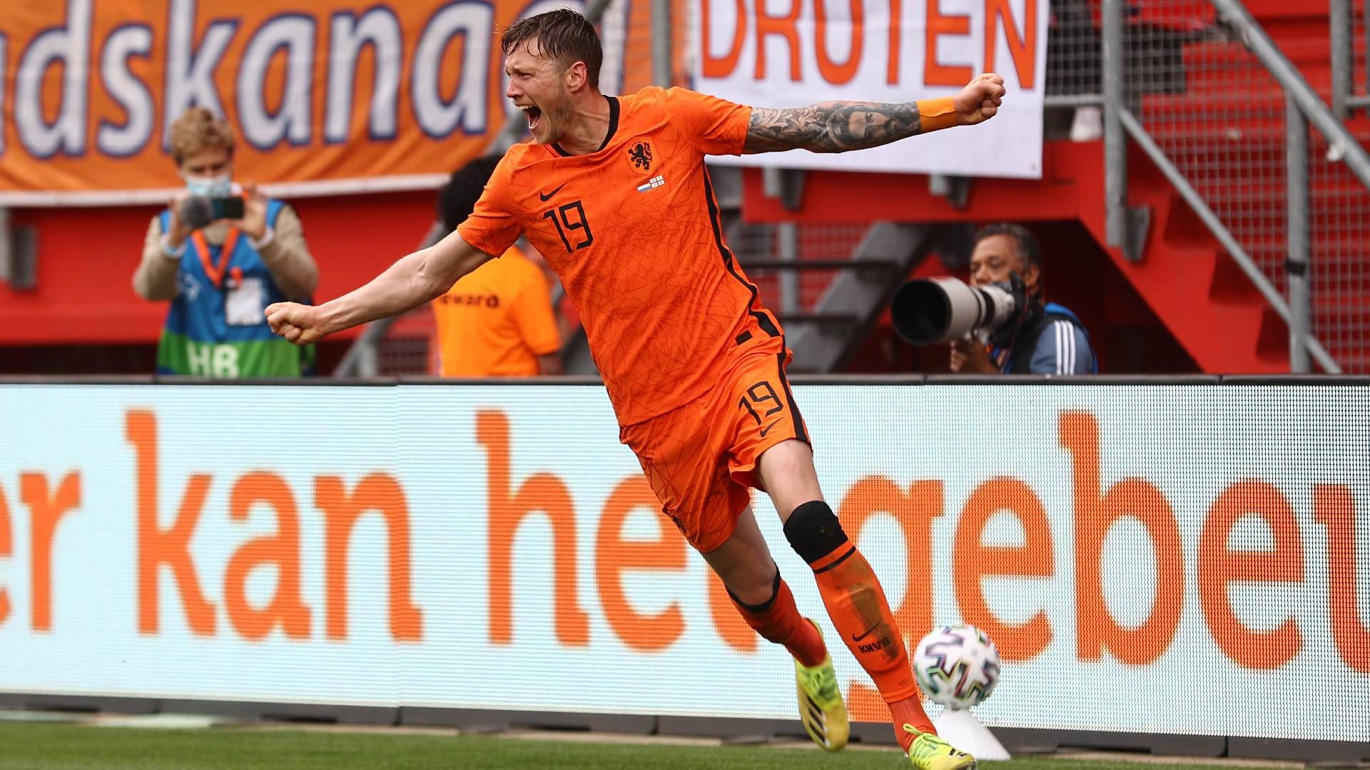 Wout Weghorst Niederlande Jubel