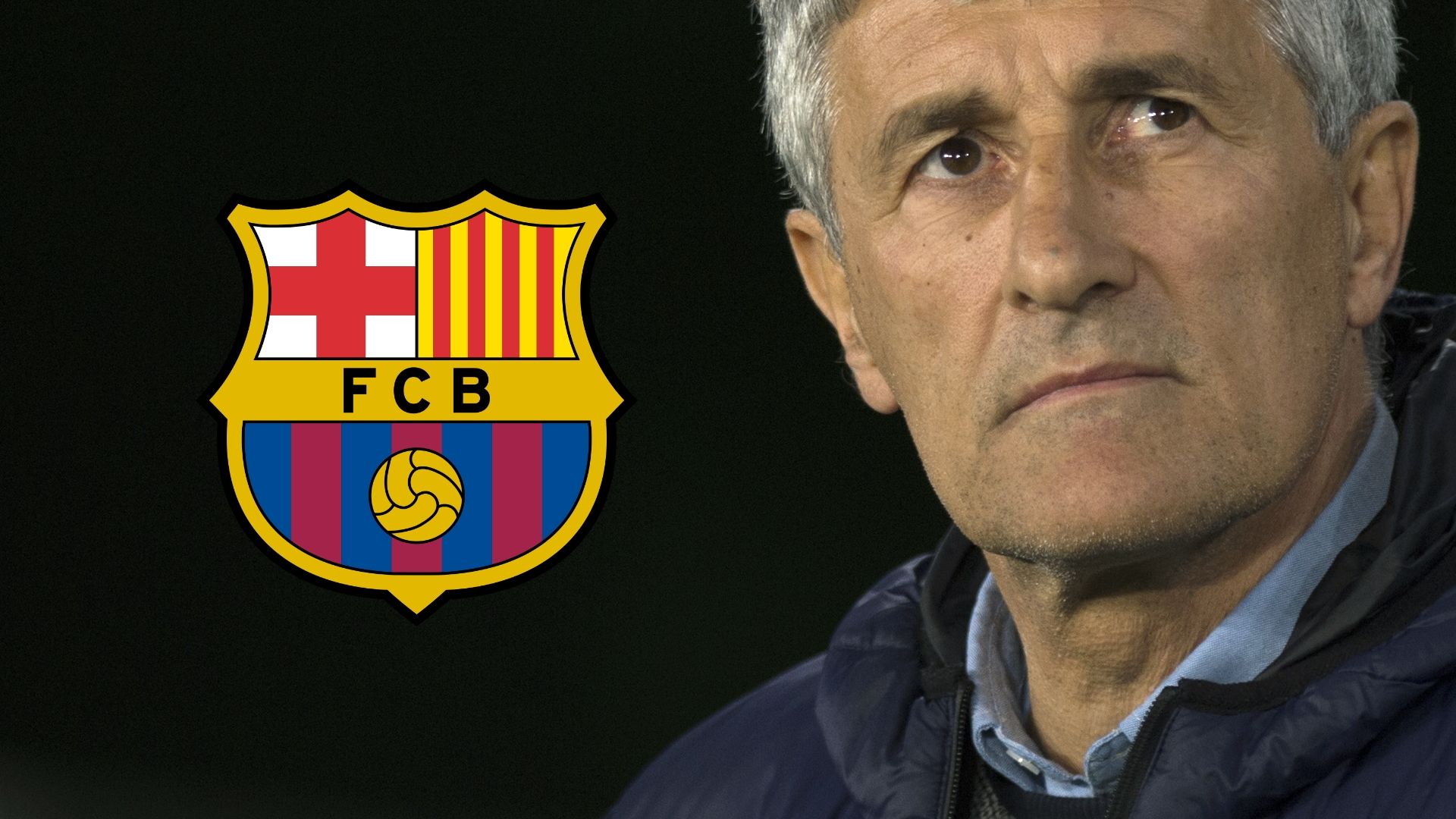 Quique Setien, Barcelona logo