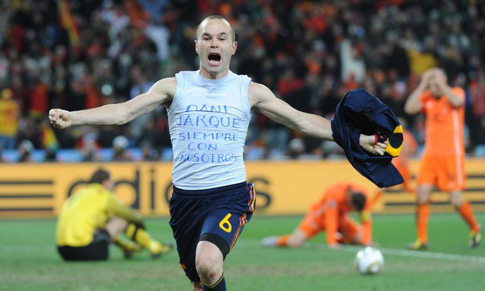 Andres Iniesta Spain World Cup 2010