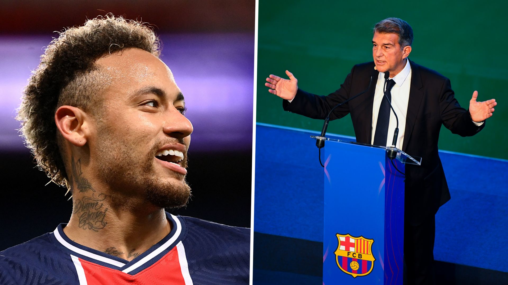 Neymar, Joan Laporta GFX