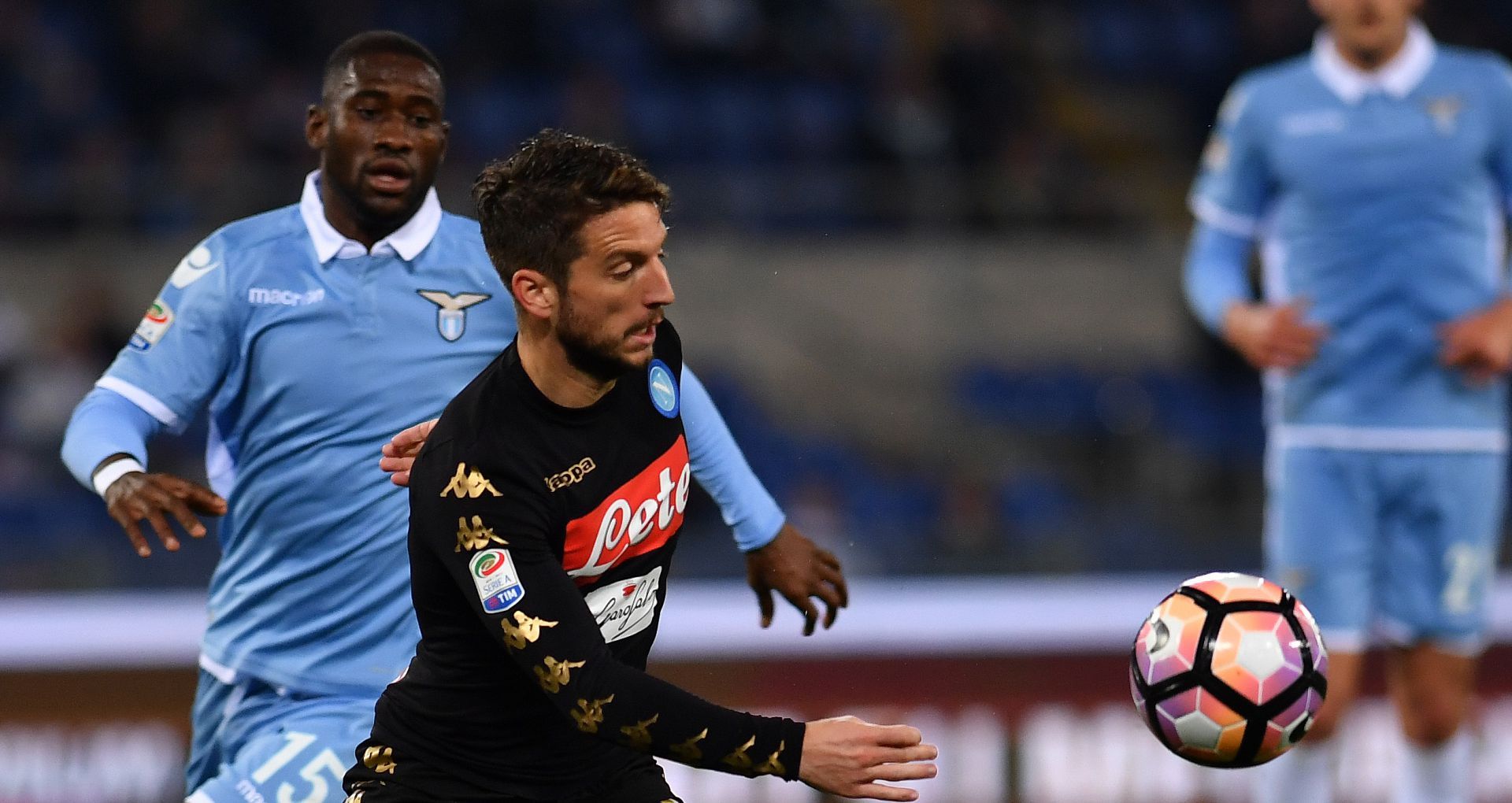 Dries Mertens Bastos Lazio Napoli Serie A