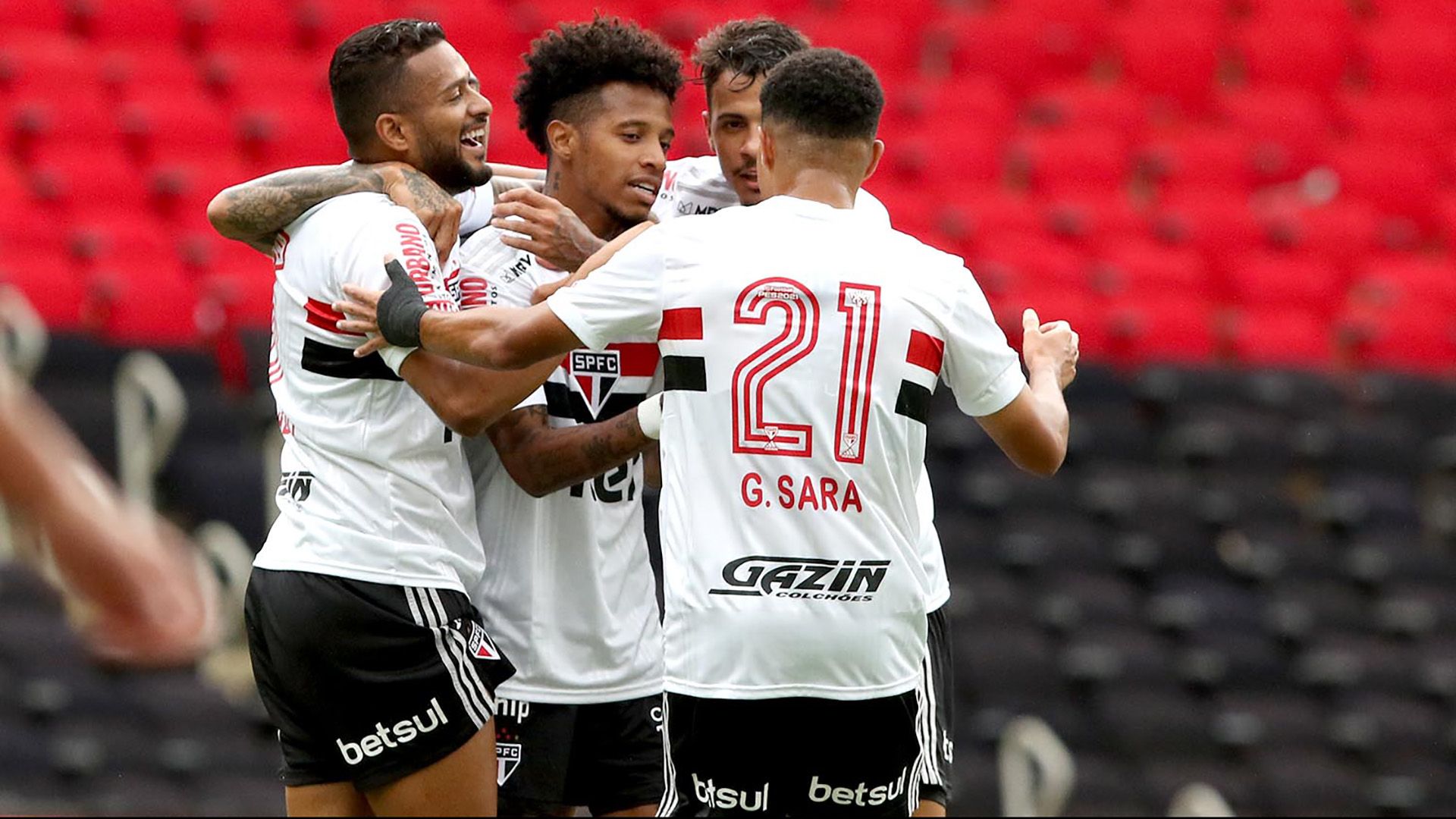 Tchê Tchê Flamengo São Paulo Brasileirão Série A 01112020