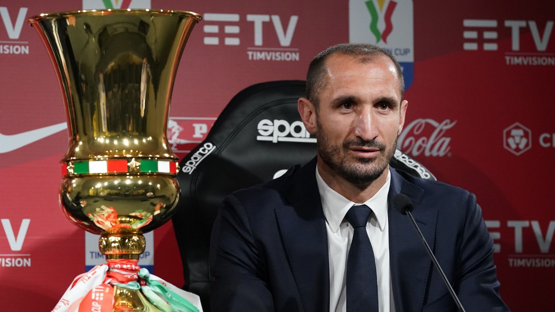 Giorgio Chiellini Atalanta Juventus press conference Coppa Italia final 18052021
