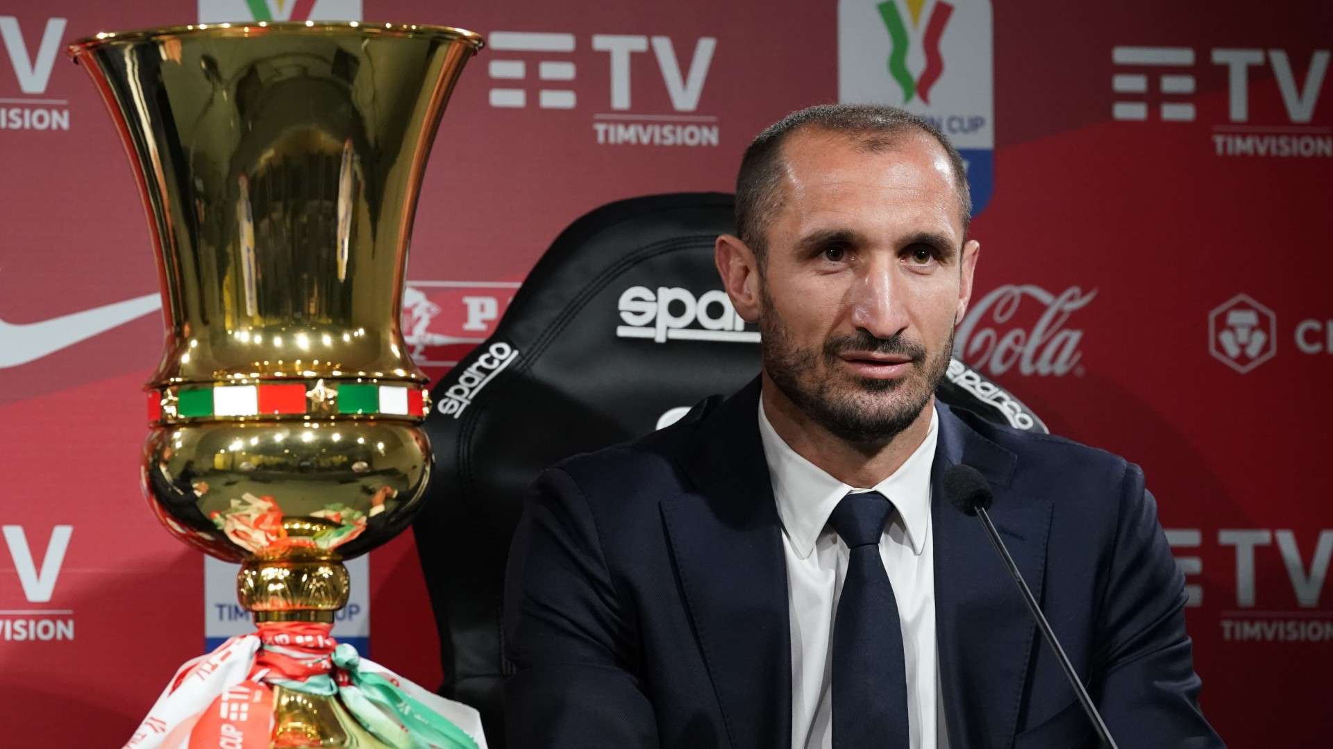 Giorgio Chiellini Atalanta Juventus press conference Coppa Italia final 18052021