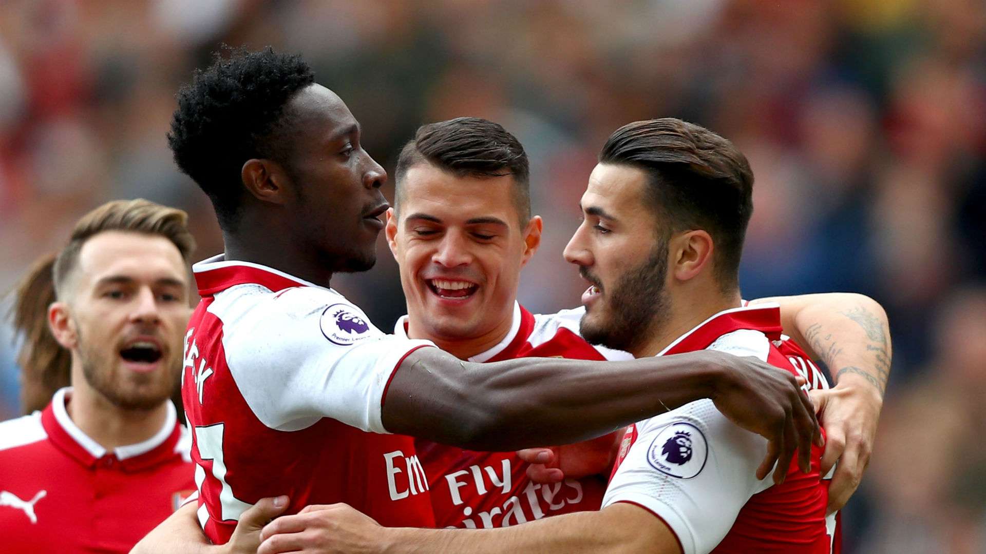 Danny Welbeck Sead Kolasinac Arsenal Bournemouth