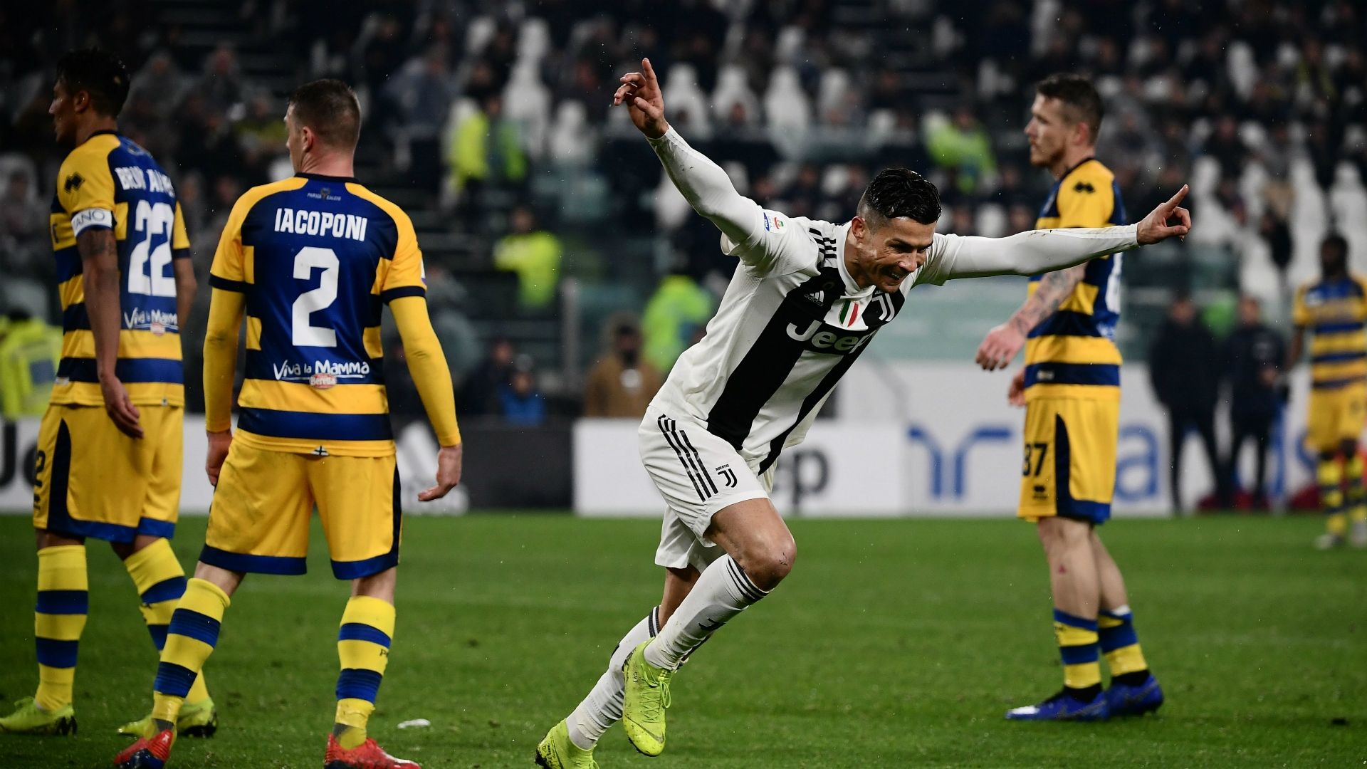 Cristiano Ronaldo Juventus Parma Serie A