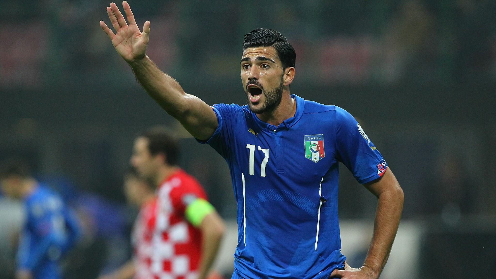Graziano Pellè Italy Croatia