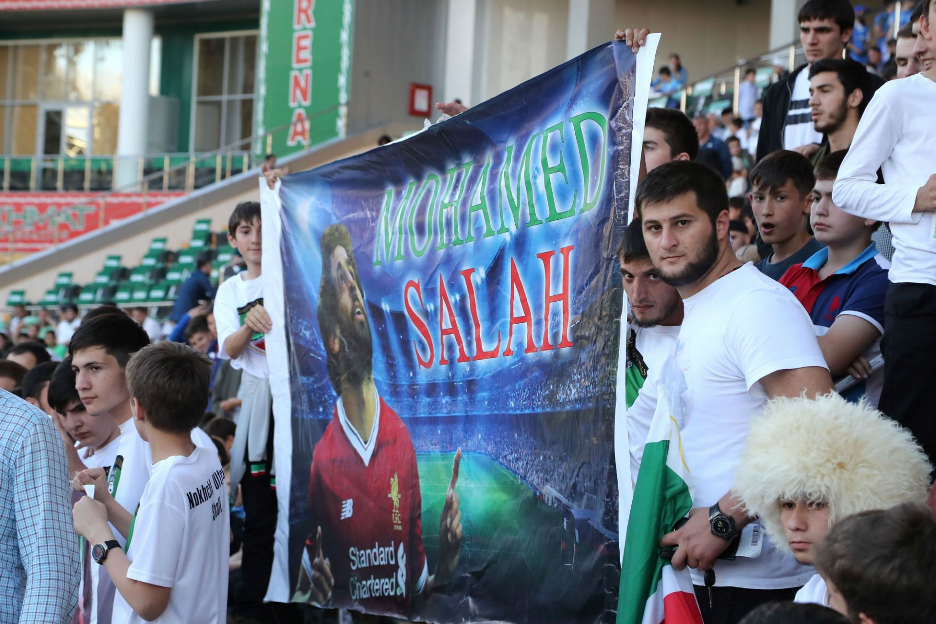 Фанаты в Чечне ждут приезда Салаха