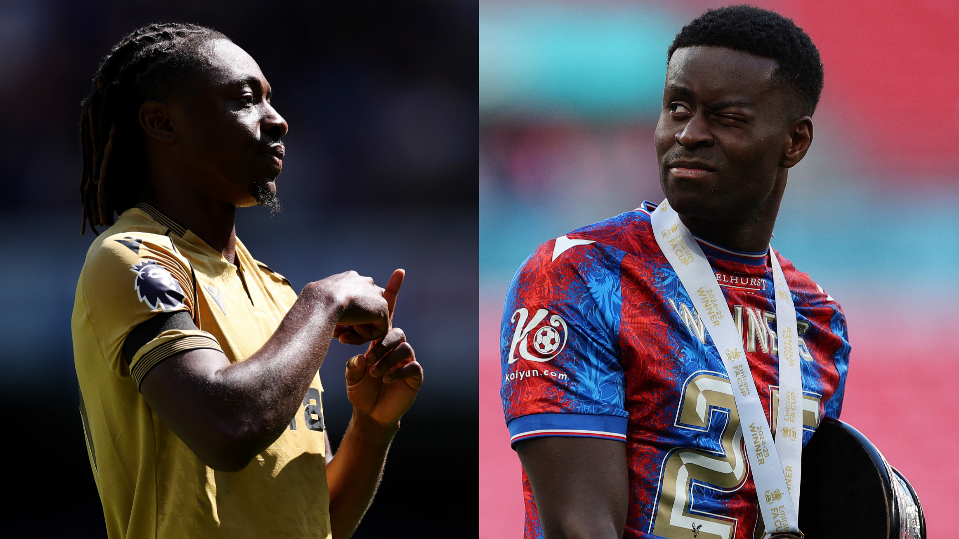 Eberechi Eze Marc Guehi Crystal Palace 2025