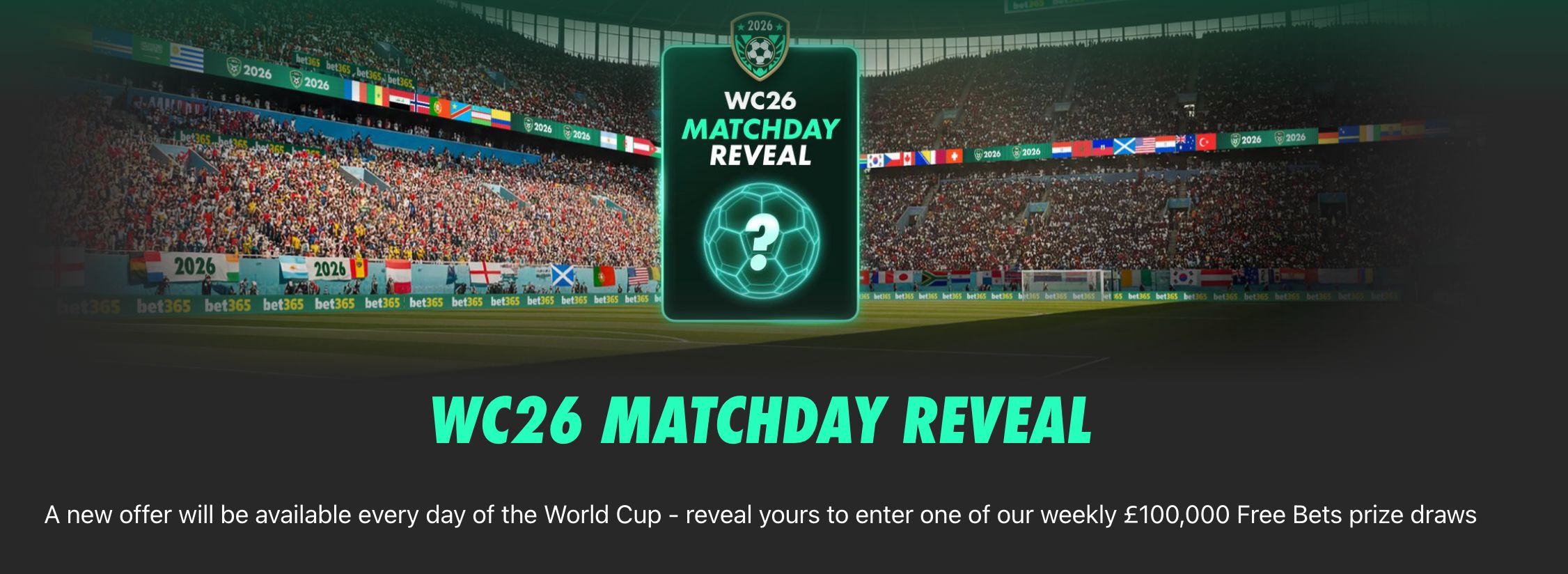 bet365 matchday reveal