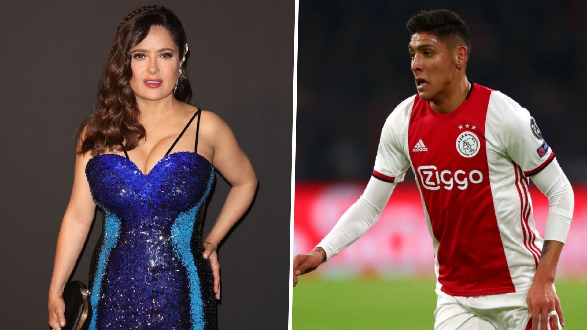 Salma Hayek - Edson Alvarez
